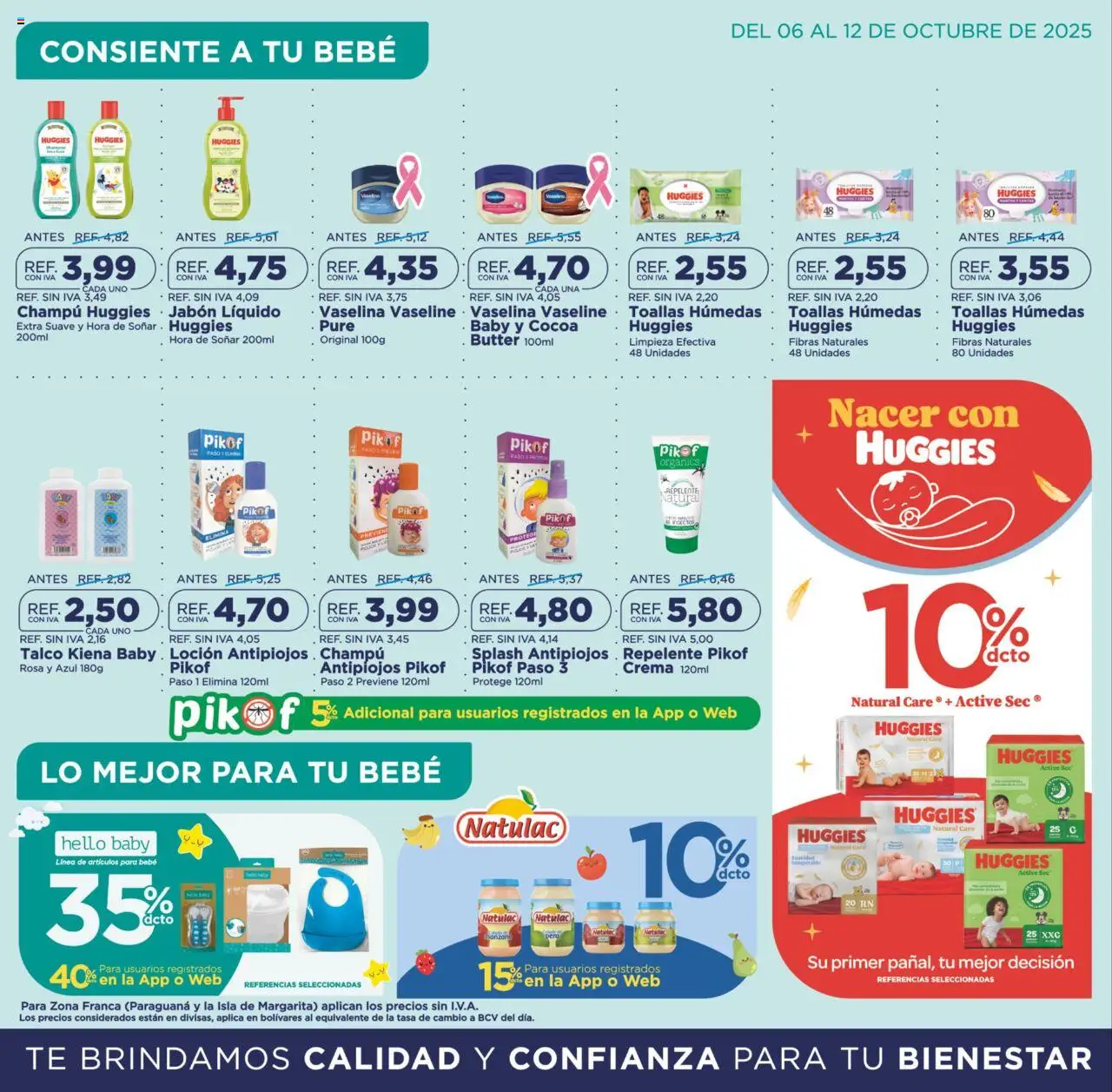 FarmaTodo revista - valida desde el 06.10.2025 | Página: 3 | Productos: Té, Jabón líquido, Toallas, Champú