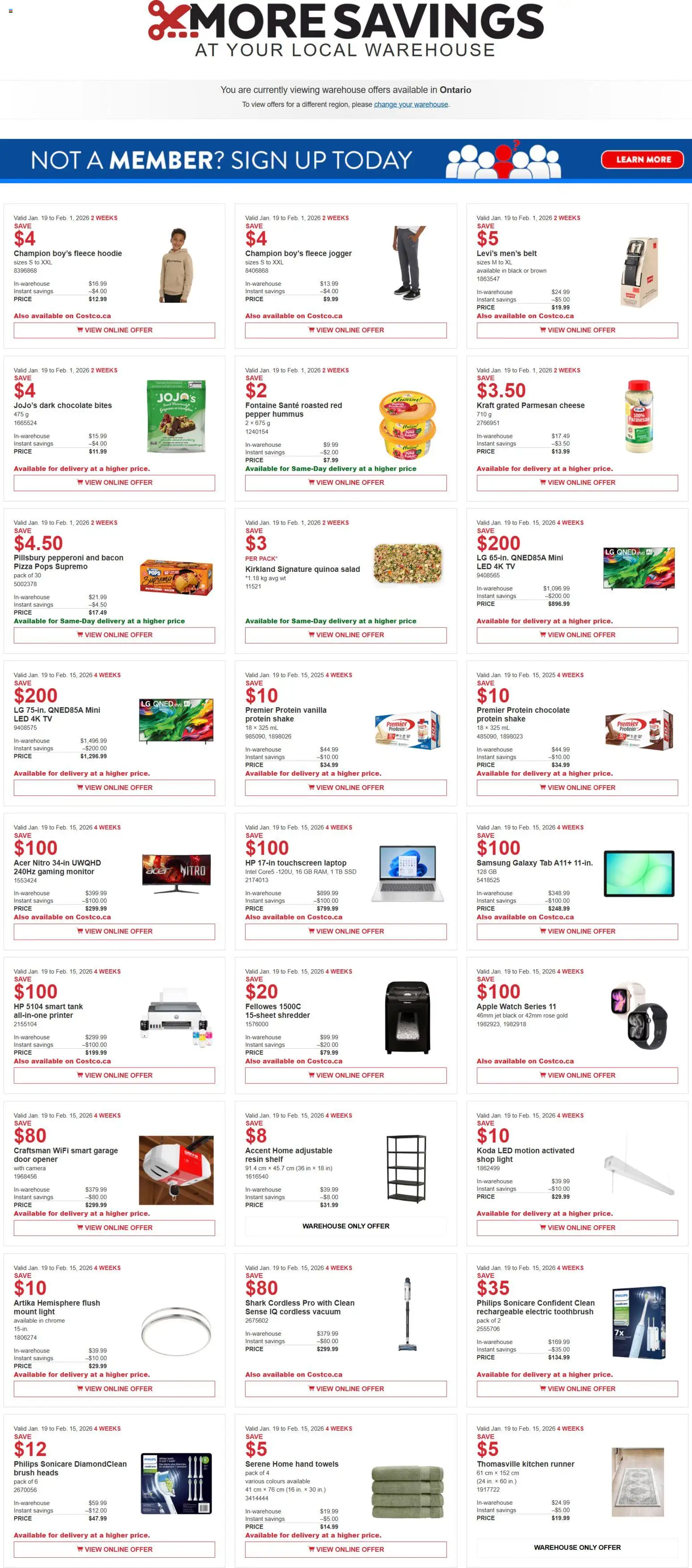 Costco flyer valid from 19.01.2026 | Page: 1