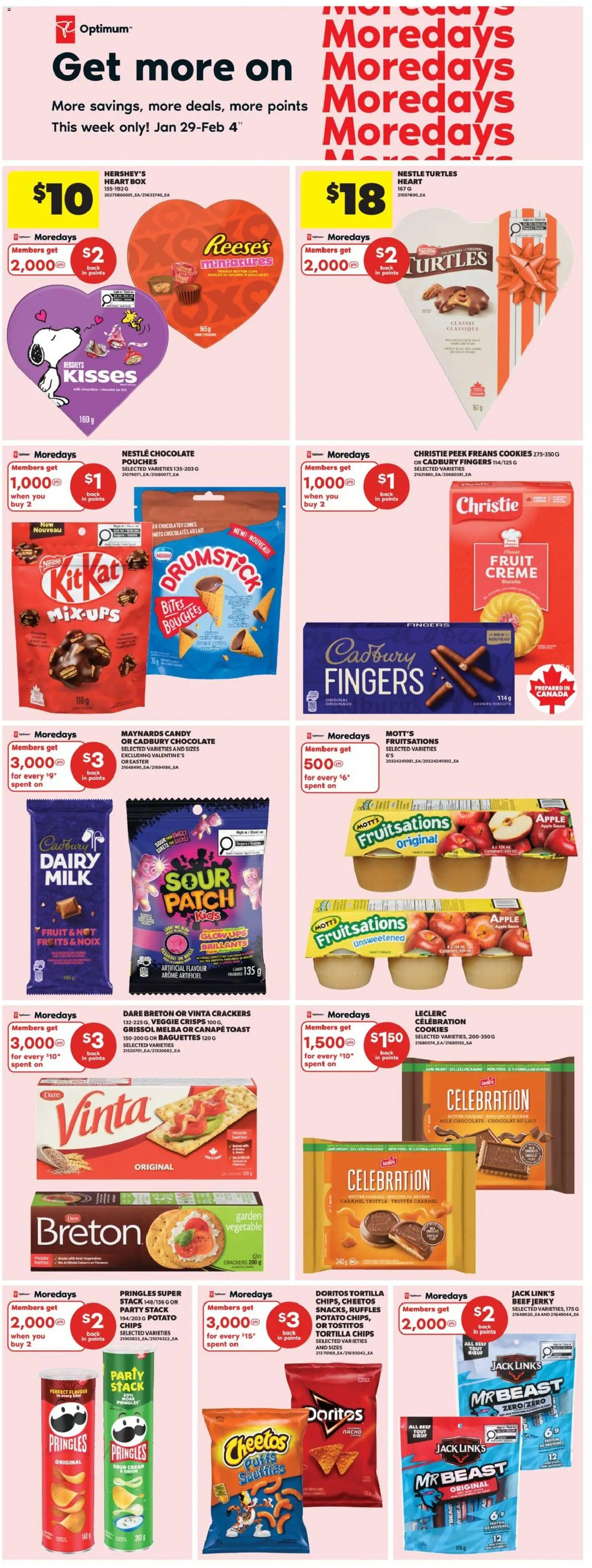 Real Canadian Superstore flyer valid from 29.01.2026 | Page: 10 | Products: Sour cream, Cookies, Butter, Chocolate