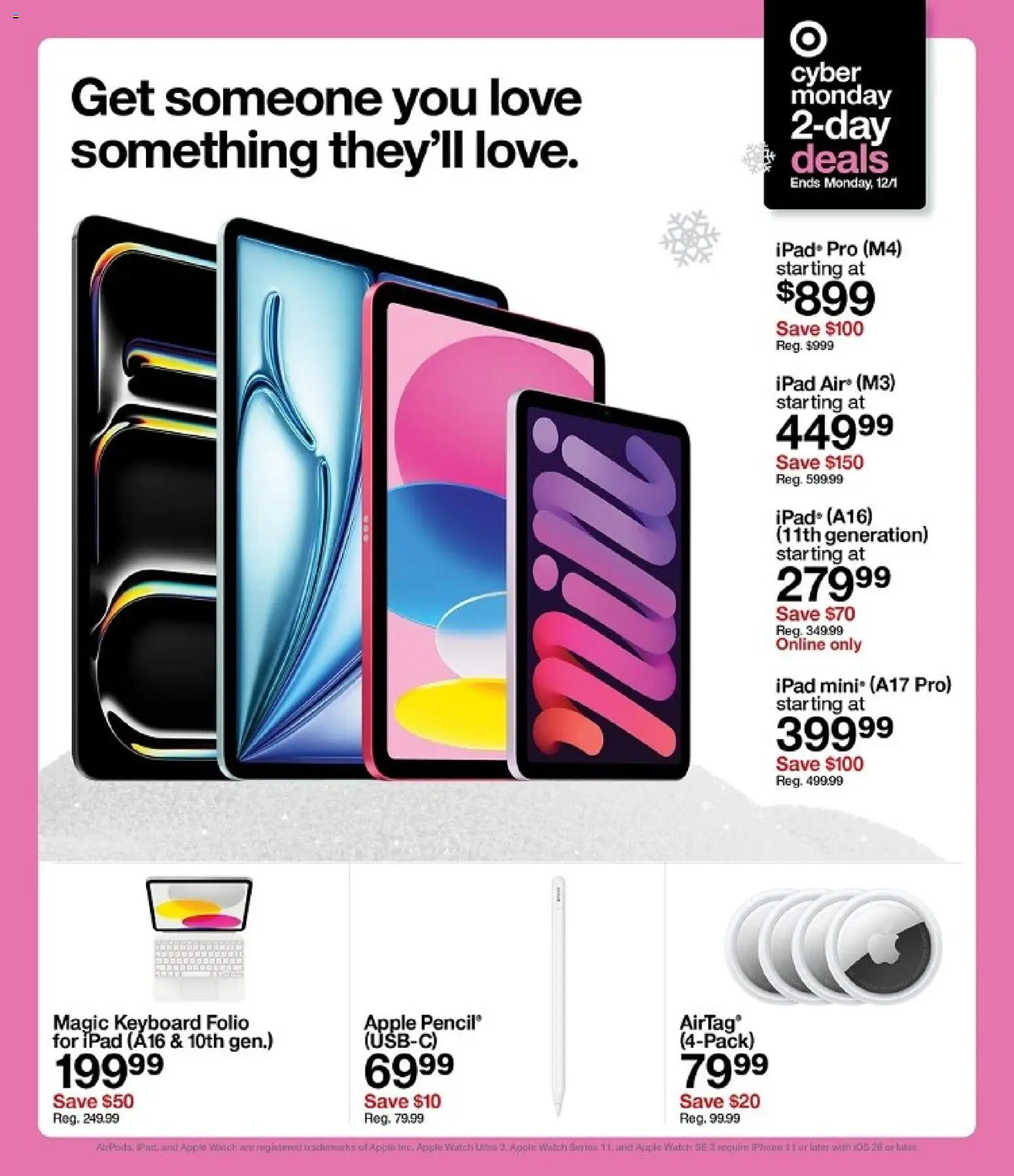 Target Weekly Ad - valid from 30.11.2025 | Page: 13 | Products: Watch, Keyboard, Ipad