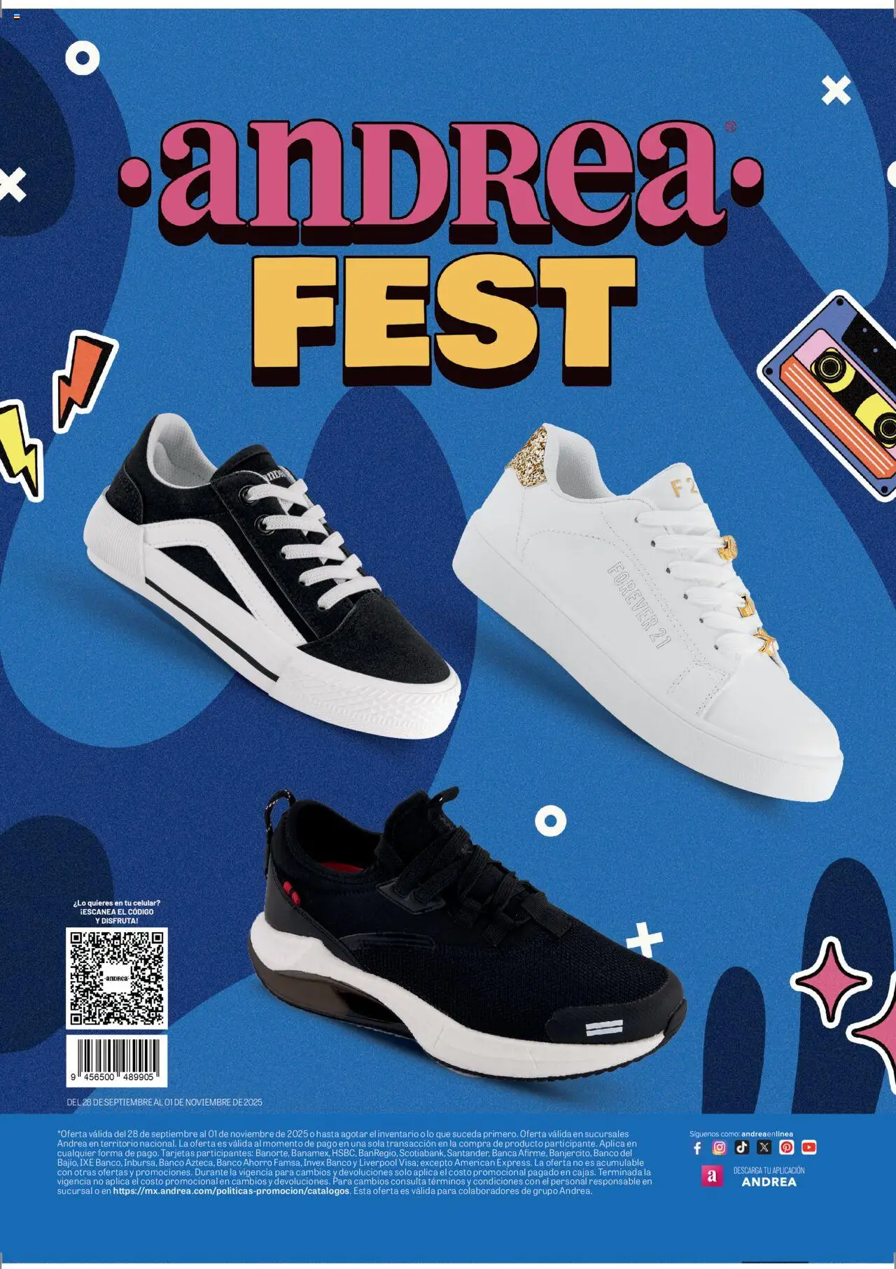 Nuevas ofertas de Andrea válidas en toda la República Mexicana desde el 28.09.2025. ¡Encuentra las mejores ofertas en Andrea - Catálogo Andrea Fest! | Página: 60 | Productos: Banco