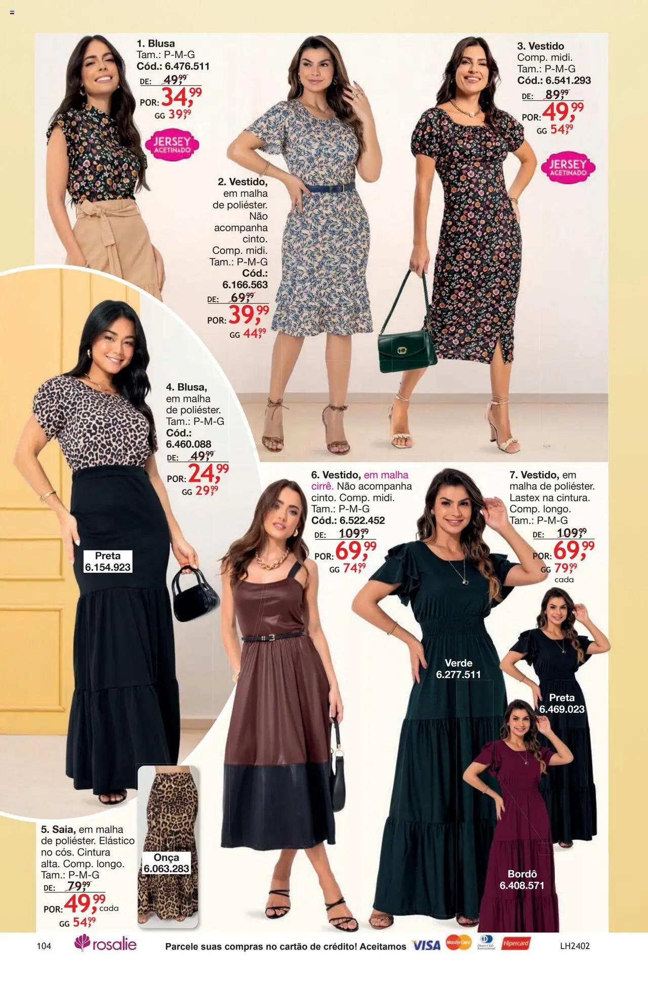 Quatro Estações Folheto - válido de 01.07.2025 | Página: 104 | Produtos: Blusa, Vestido
