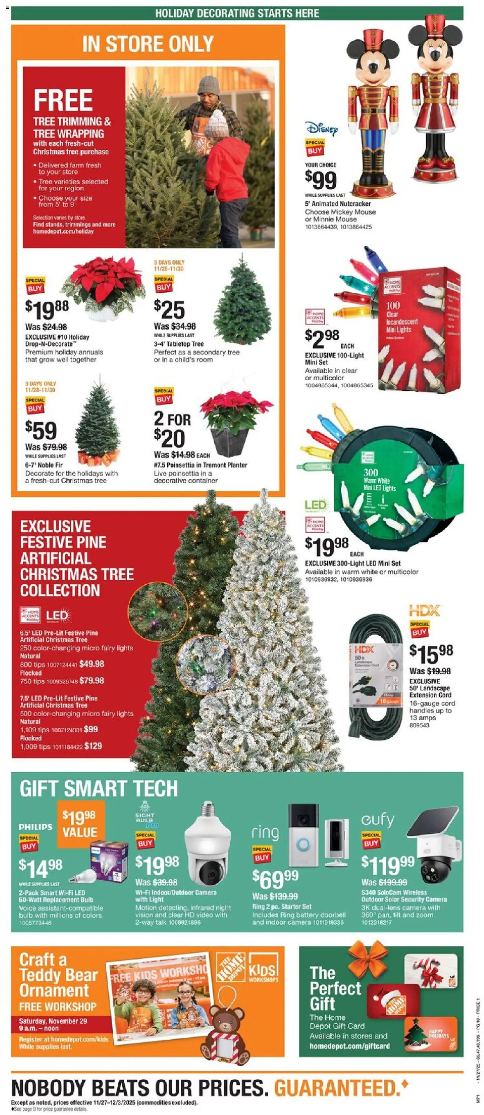 Home Depot Local Ad - CA - valid from 27.11.2025 | Page: 10 | Products: Battery, Ring, Video, Camera