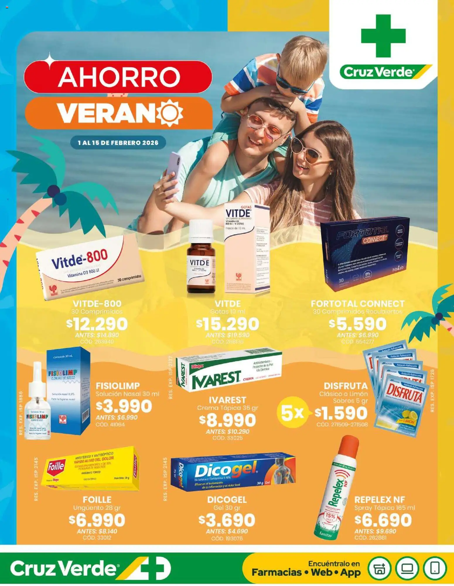 Cruz Verde Descuentos │ válido desde el 01.02.2026 | Página: 1 | Productos: Limón, Crema