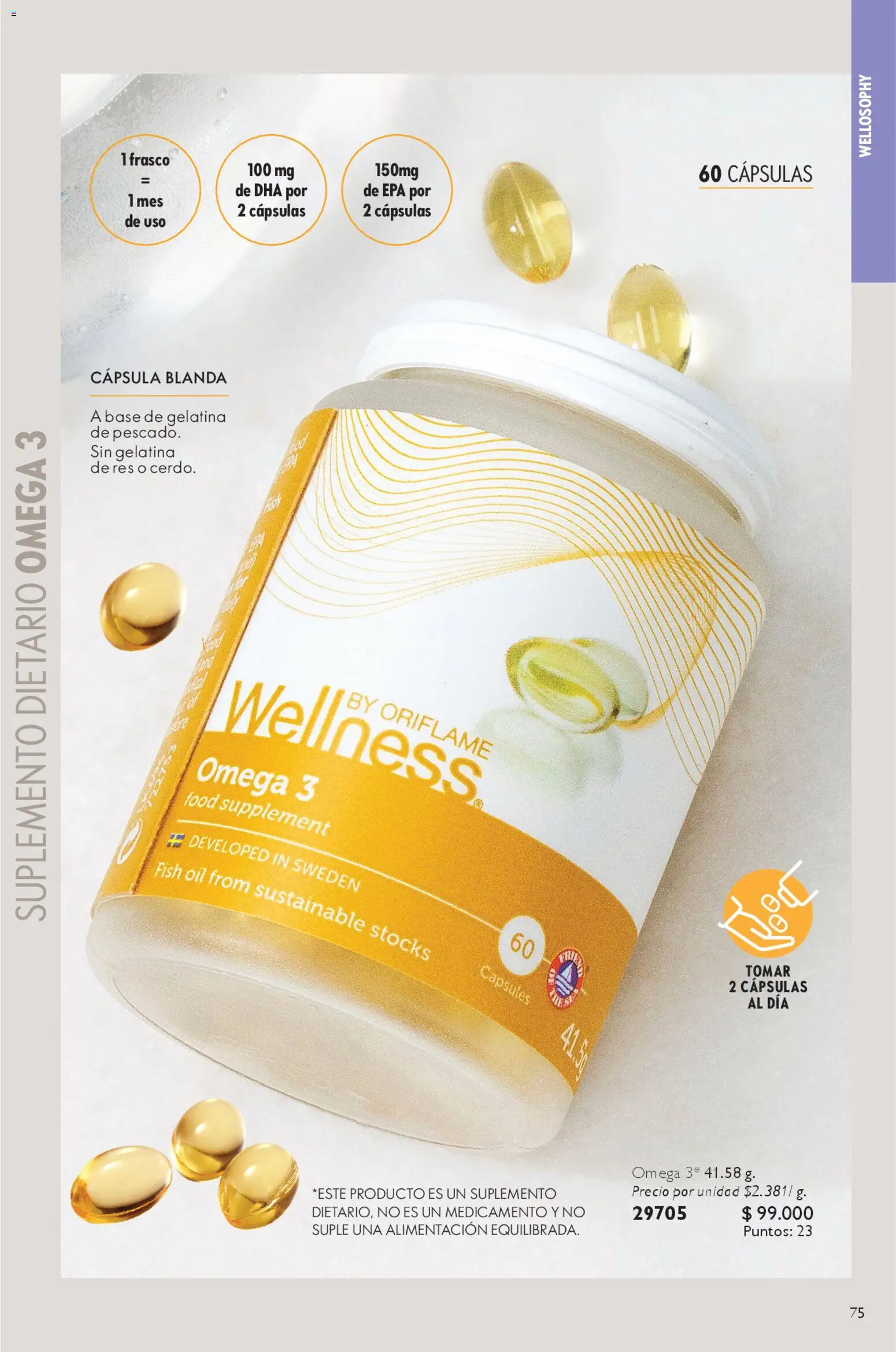 Oriflame revista - valida desde el 07.03.2026 | Página: 83 | Productos: Frasco, Gelatina, Suplemento dietario