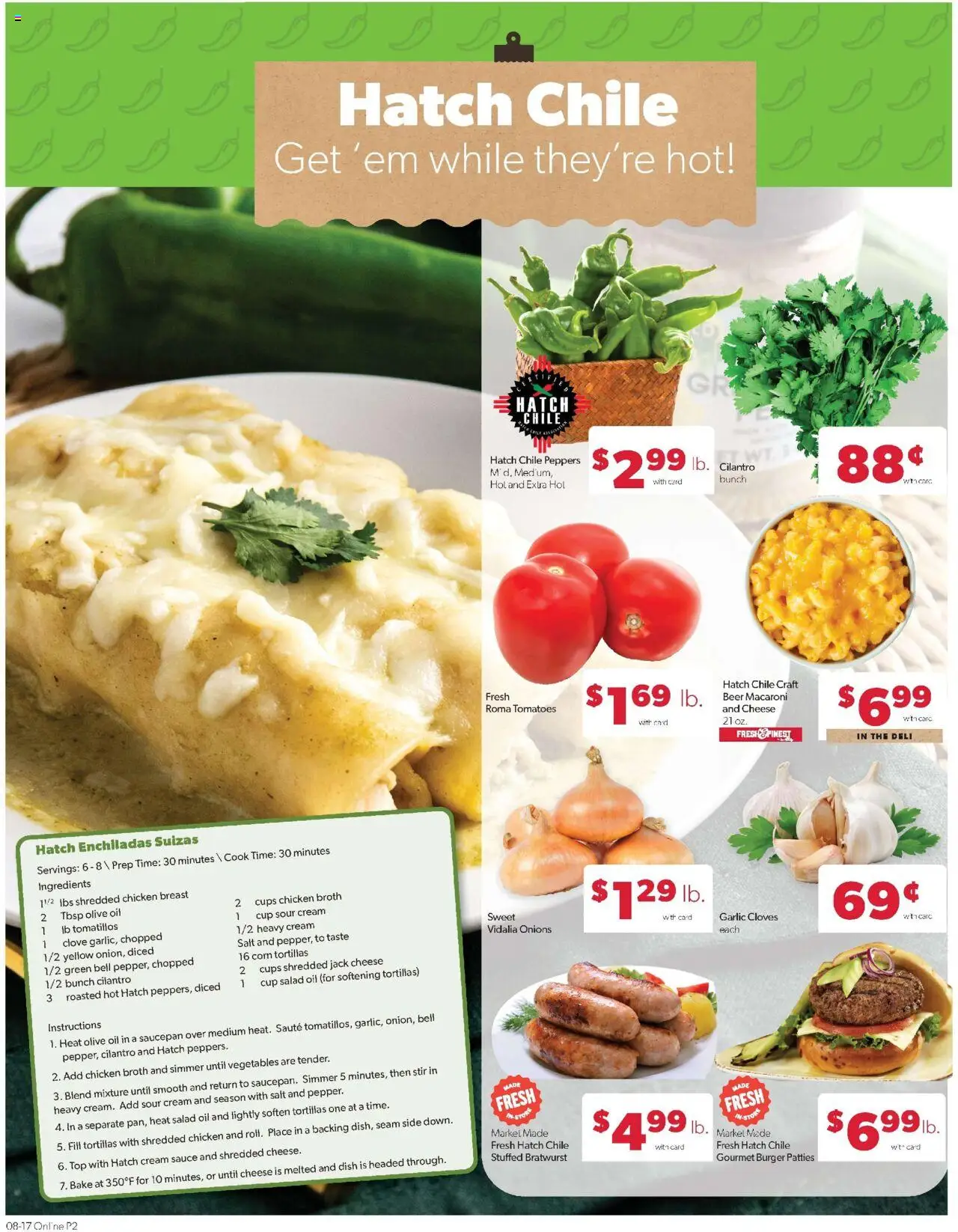 Family Fare Weekly Ad - NE - valid from 17.08.2025 | Page: 9 | Products: Peppers, Cheese, Salad, Garlic