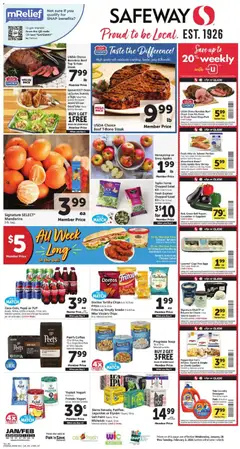 Preview of Safeway weekly ads valid from 28.01.2026