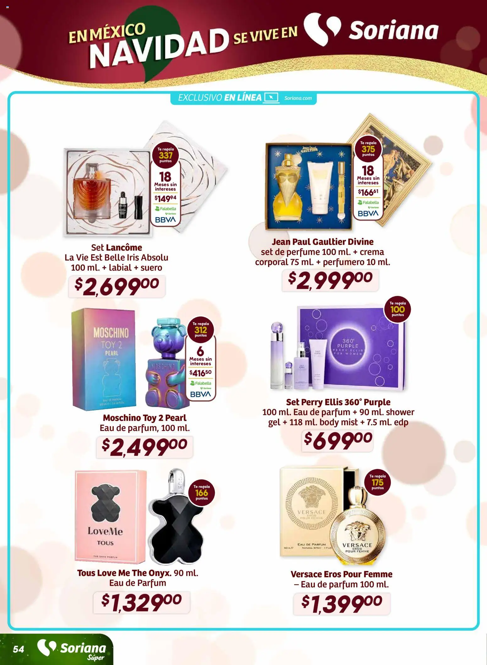 Nuevas ofertas de Soriana válidas en toda la República Mexicana desde el 27.11.2025. ¡Encuentra las mejores ofertas en Soriana - Preciazazaso Súper: Frontera BCN, Son! | Página: 55 | Productos: Crema, Body, Té, Perfume