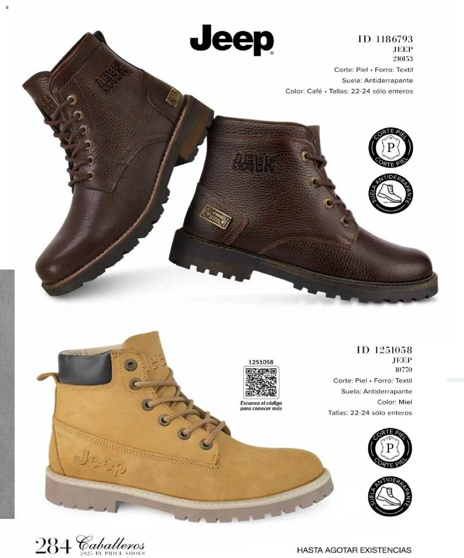 Nuevas ofertas de Price Shoes válidas en toda la República Mexicana desde el 26.11.2025. ¡Encuentra las mejores ofertas en Price Shoes catálogo Caballeros! | Página: 284 | Productos: Café