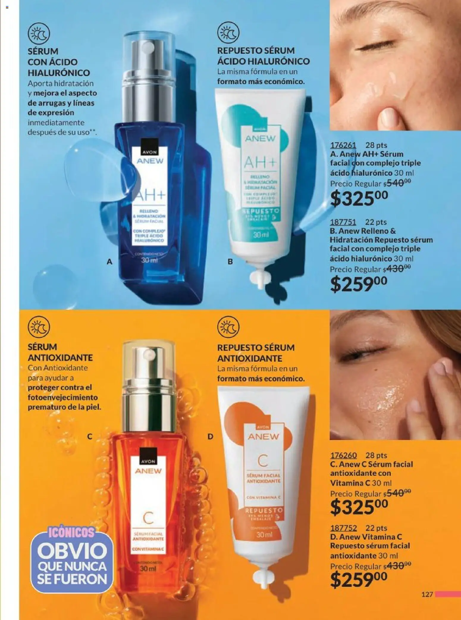 Nuevas ofertas de AVON válidas en toda la República Mexicana desde el 20.12.2025. ¡Encuentra las mejores ofertas en AVON campaña 1 2026! | Página: 134 | Productos: Serum