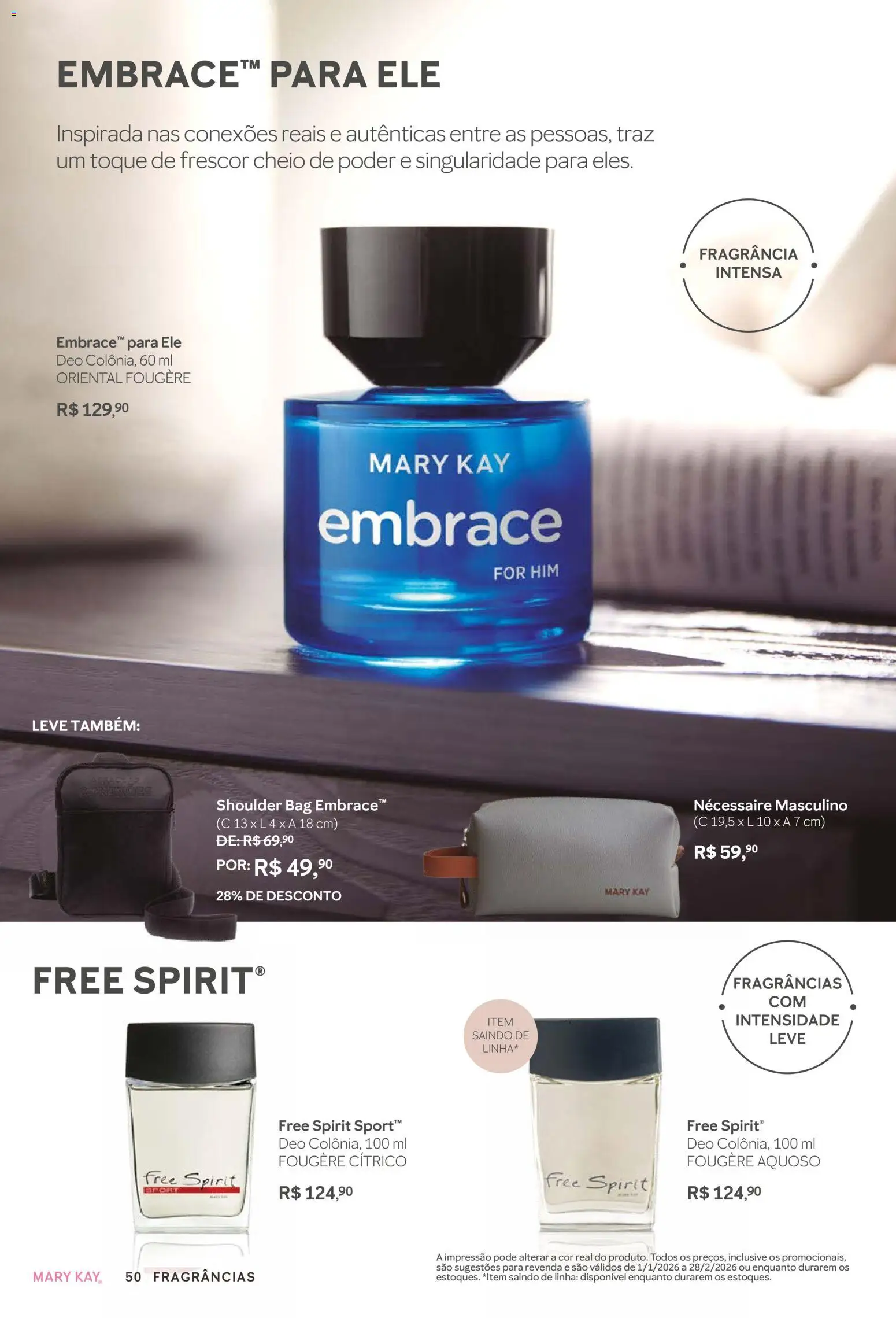Mary Kay Folheto - válido de 01.01.2026 | Página: 50 | Produtos: Fragrância, Necessaire