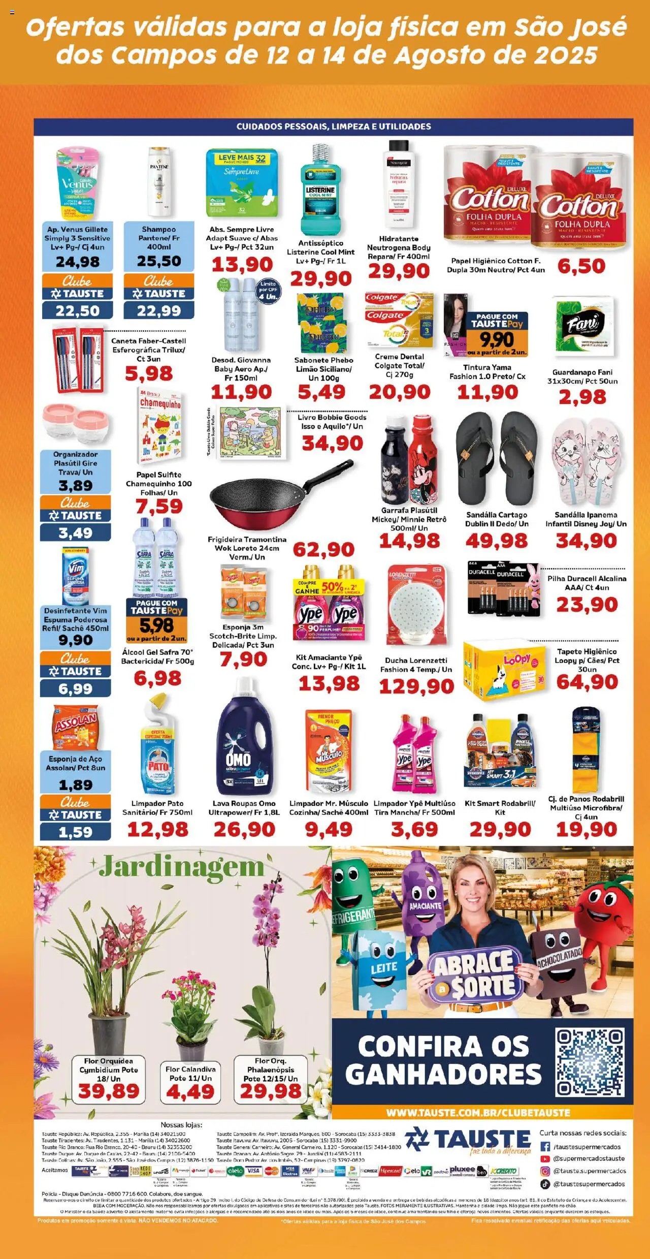 Tauste Folheto - válido de 12.08.2025 | Página: 5 | Produtos: Esponja, Organizador, Caneta, Body
