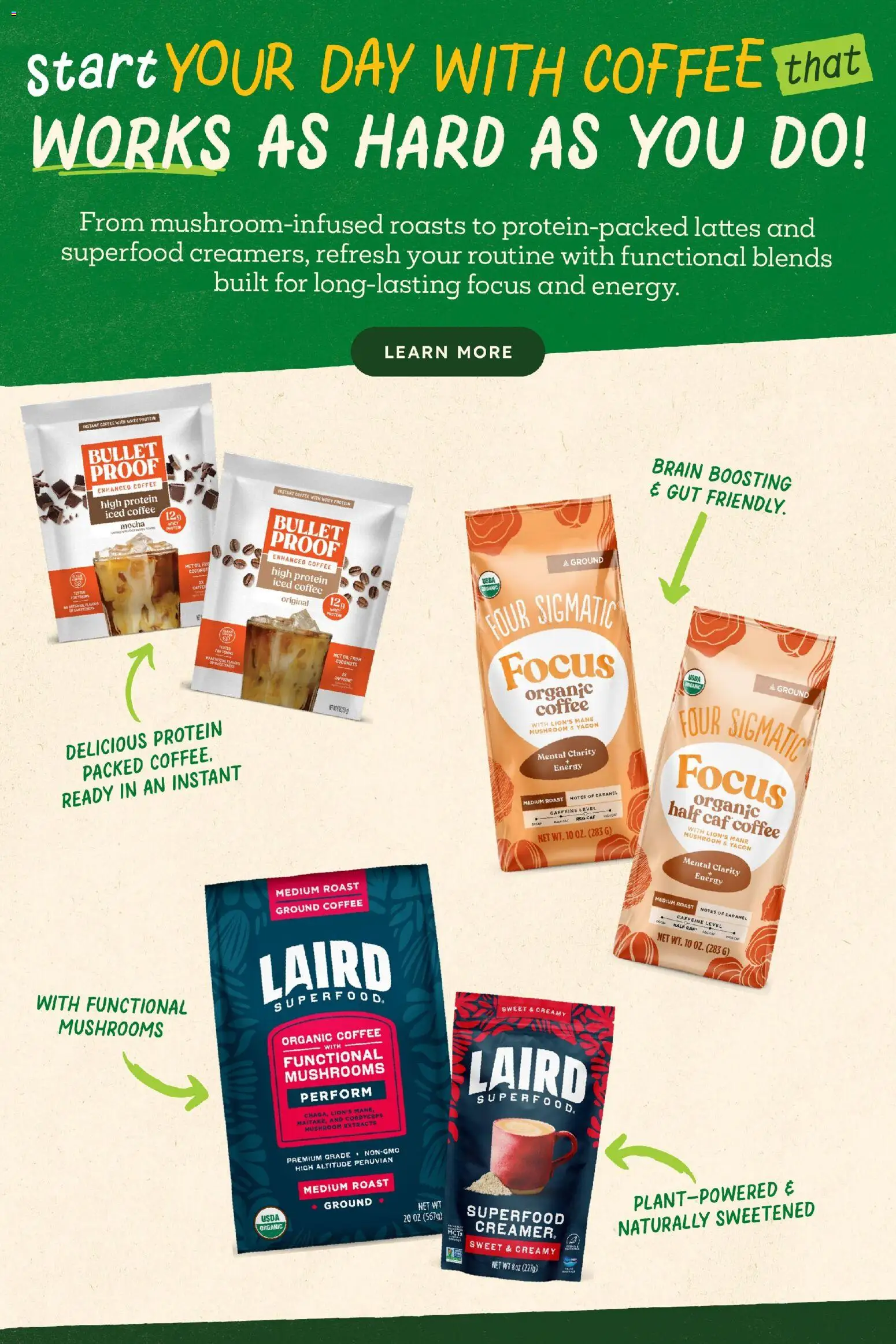 Sprouts Monthly Ad - valid from 31.12.2025 | Page: 9 | Products: Mushrooms, Coffee