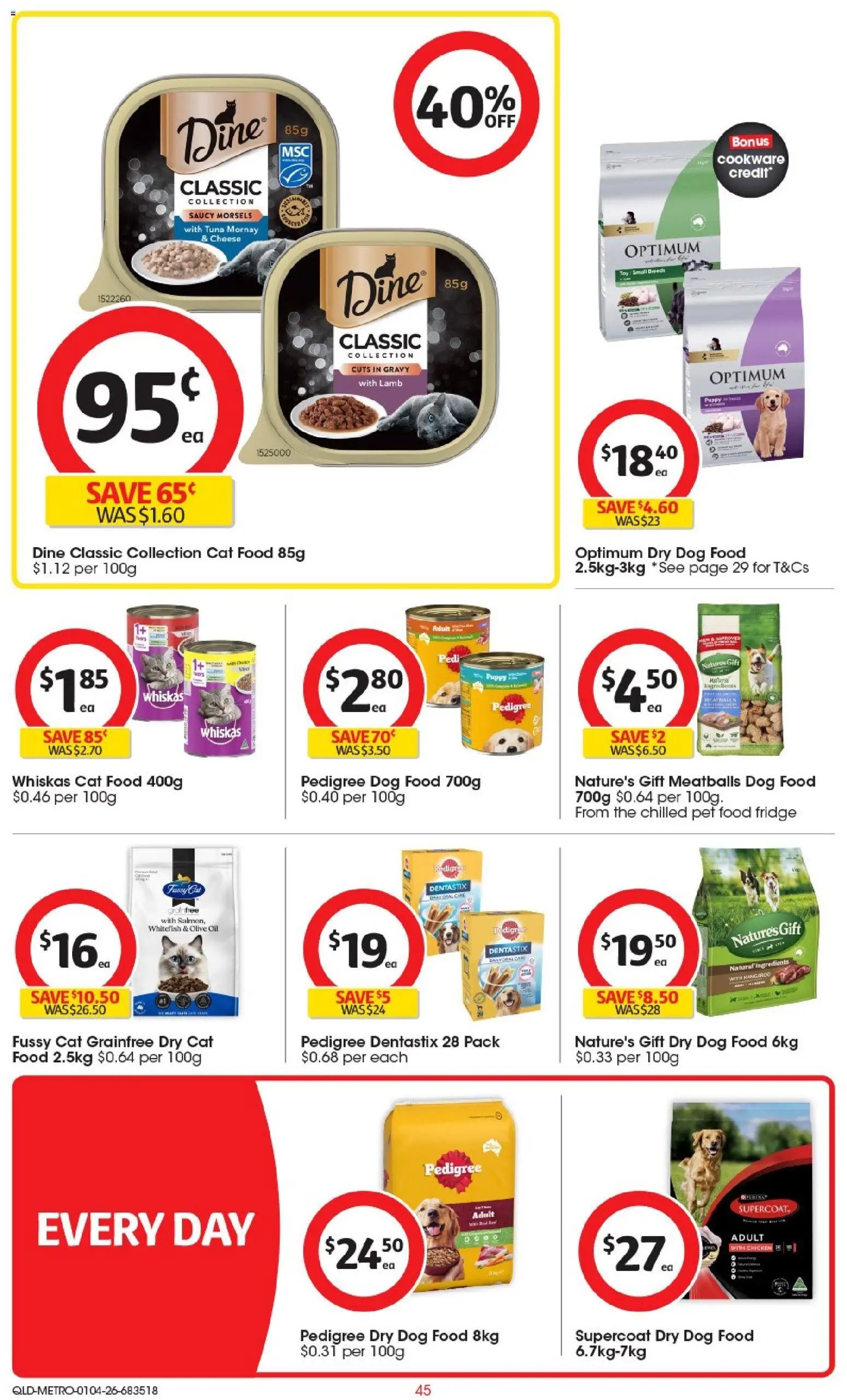 Coles catalogue - valid from 01.04.2026 | Page: 45 | Products: Cheese, Oil, Chicken, Tuna