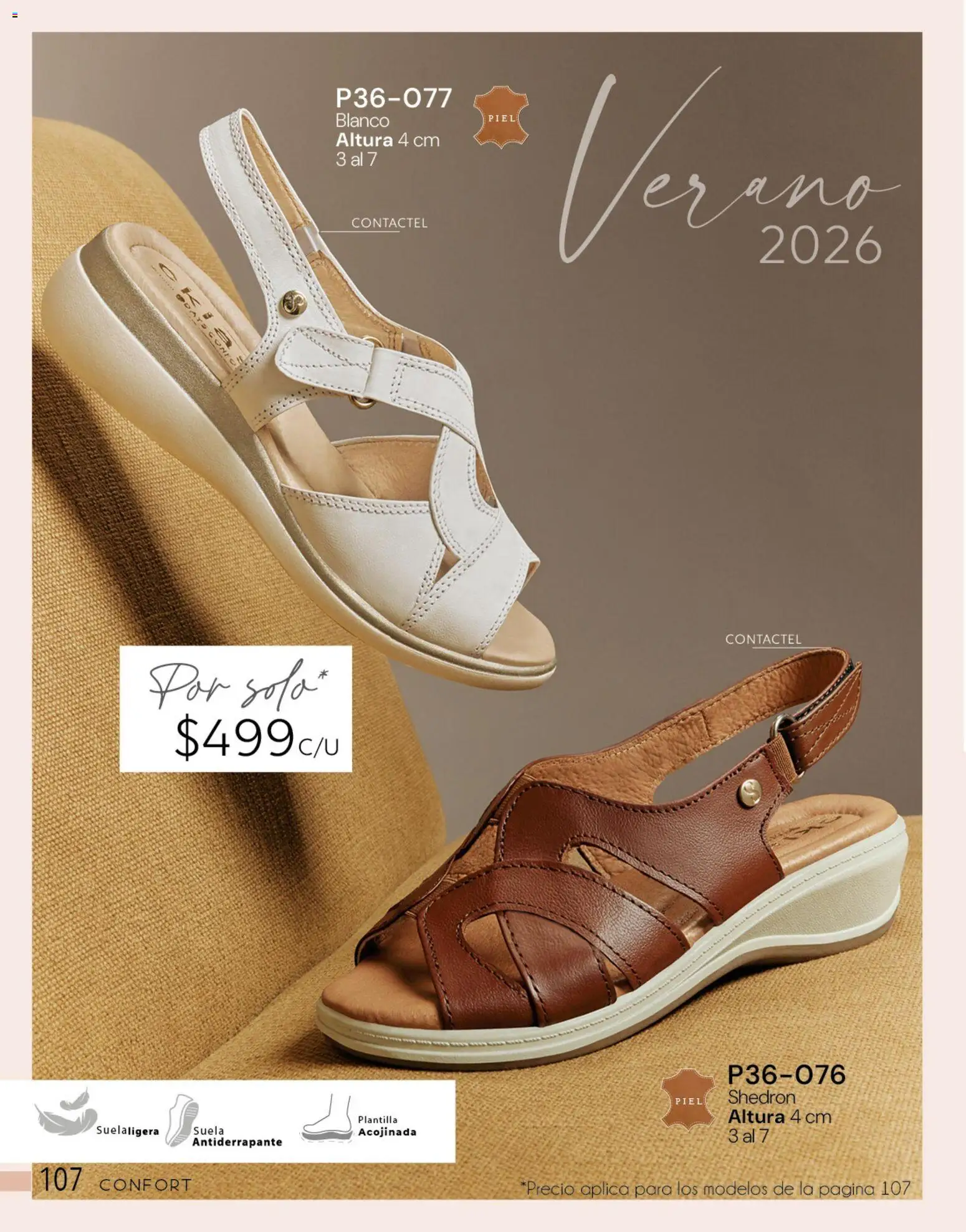 Nuevas ofertas de Cklass válidas en toda la República Mexicana desde el 05.03.2026. ¡Encuentra las mejores ofertas en Cklass catálogo Complemento Verano Calzado! | Página: 112