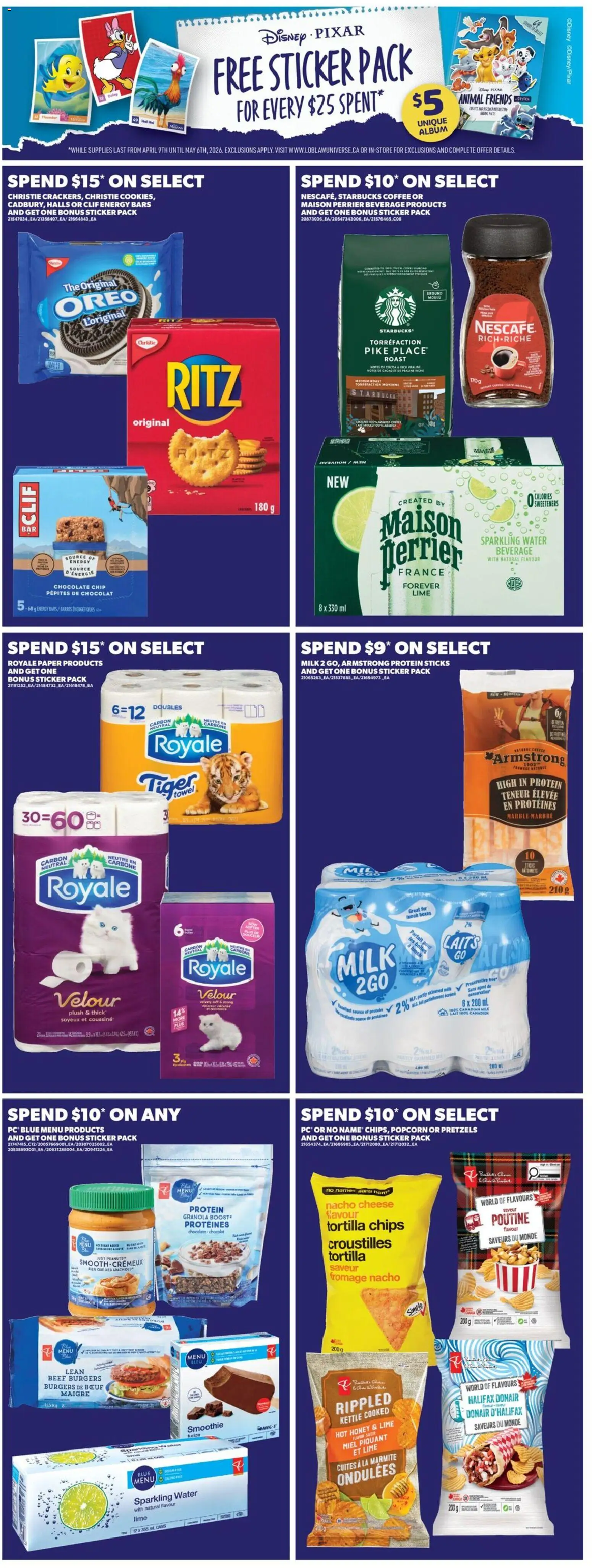 Real Canadian Superstore flyer valid from 16.04.2026 | Page: 10 | Products: Beef, Kettle, Cheese, Chocolate