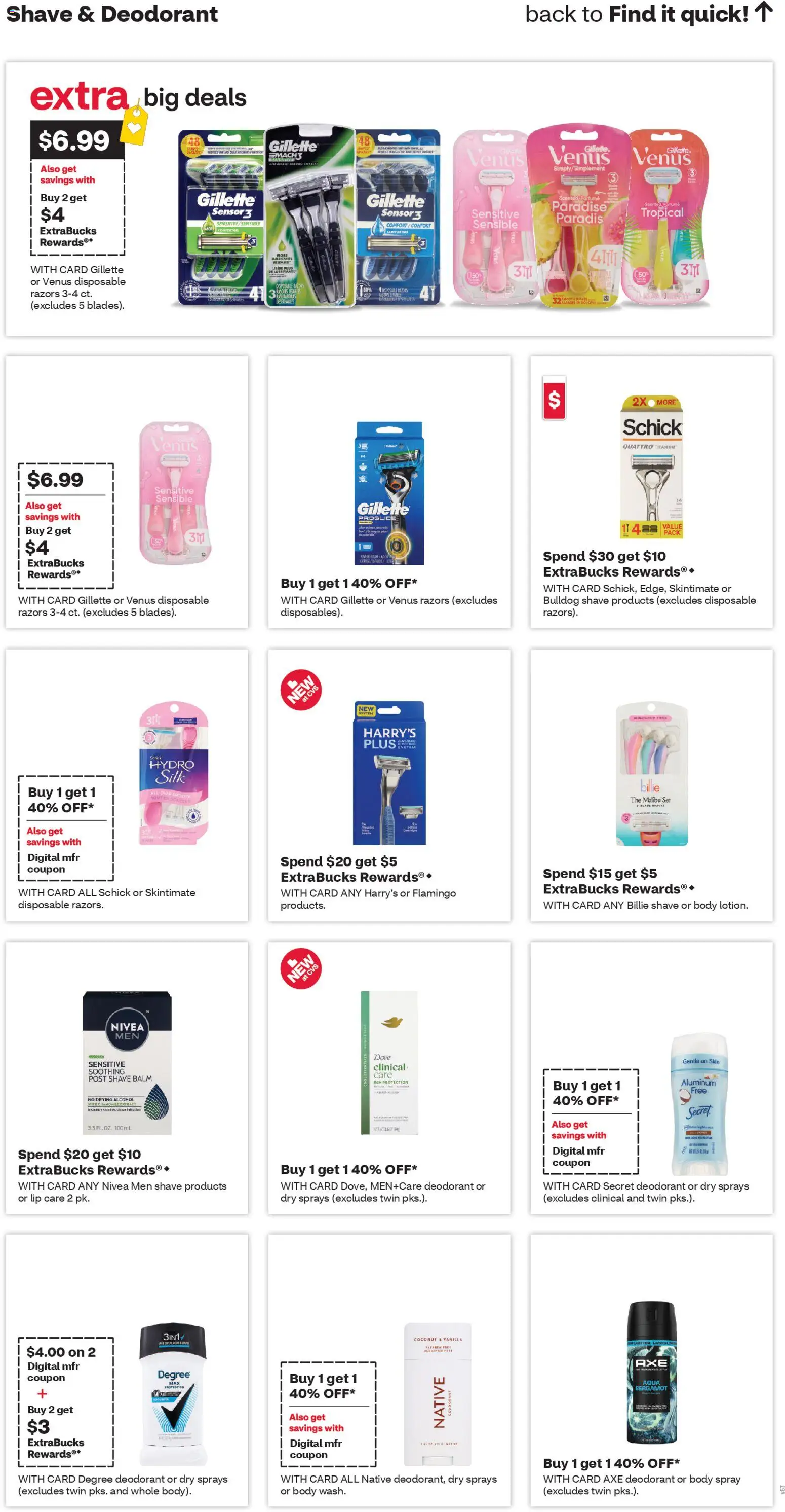 CVS Pharmacy Weekly Ad - WA - valid from 26.04.2026 | Page: 16 | Products: Axe, Deodorant, Sensor