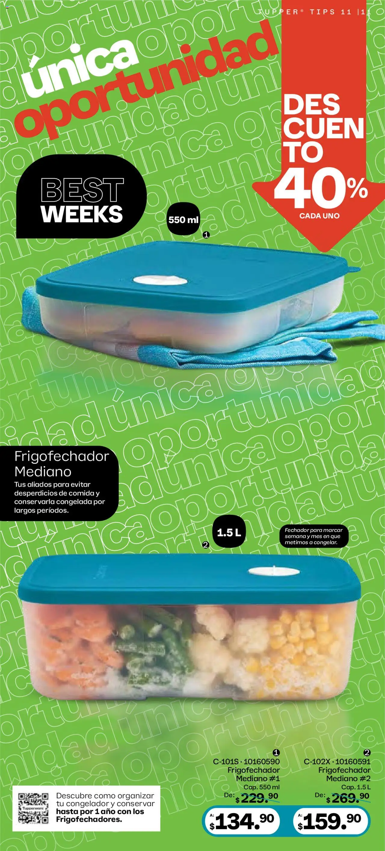 Nuevas ofertas de Tupperware válidas en toda la República Mexicana desde el 06.10.2025. ¡Encuentra las mejores ofertas en Tupperware - Catálogo! | Página: 11