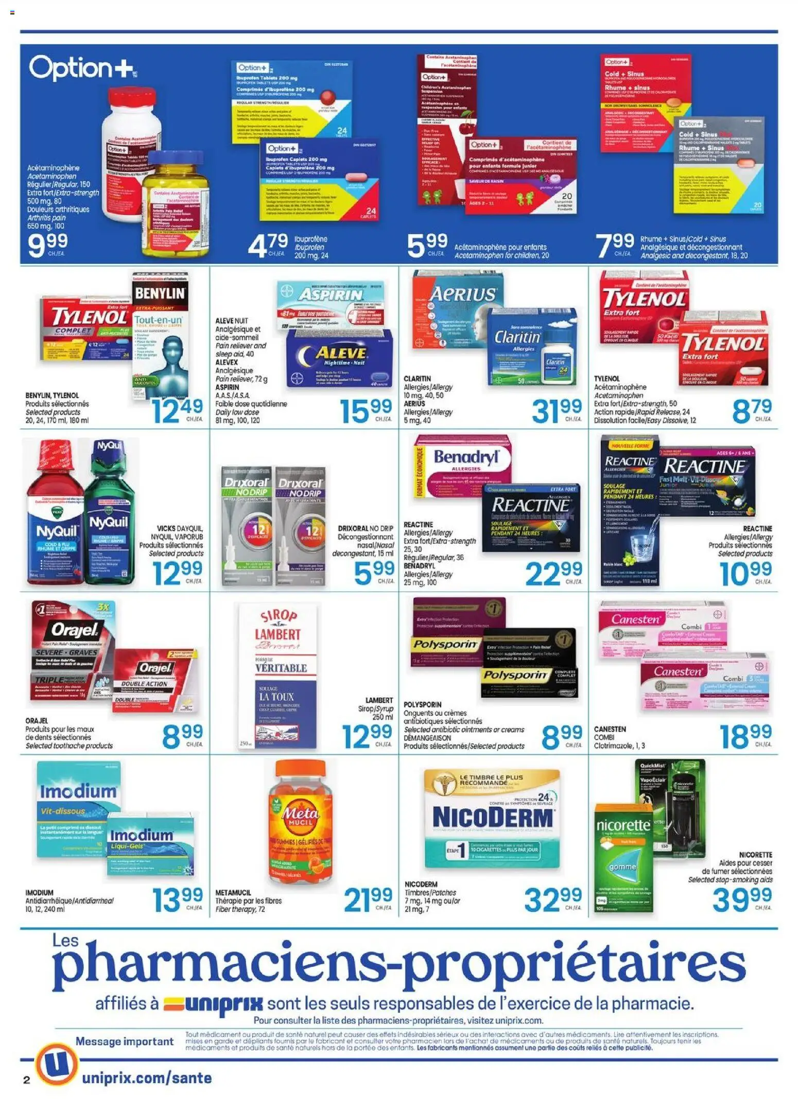 Uniprix flyer valid from 26.02.2026 | Page: 2