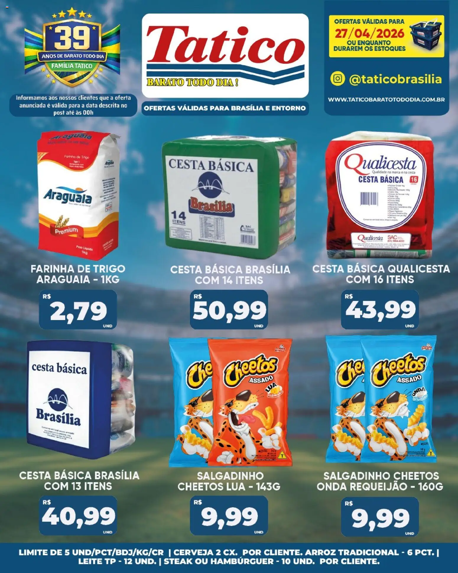 Tatico Folheto - válido de 28.04.2026 | Página: 35 | Produtos: Leite, Cesta, Cerveja, Requeijão