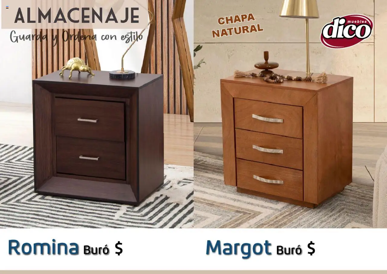 Nuevas ofertas de Muebles Dico válidas en toda la República Mexicana desde el 12.02.2025. ¡Encuentra las mejores ofertas en Muebles Dico catálogo Almacenaje! | Página: 11 | Productos: Chapa, Buró