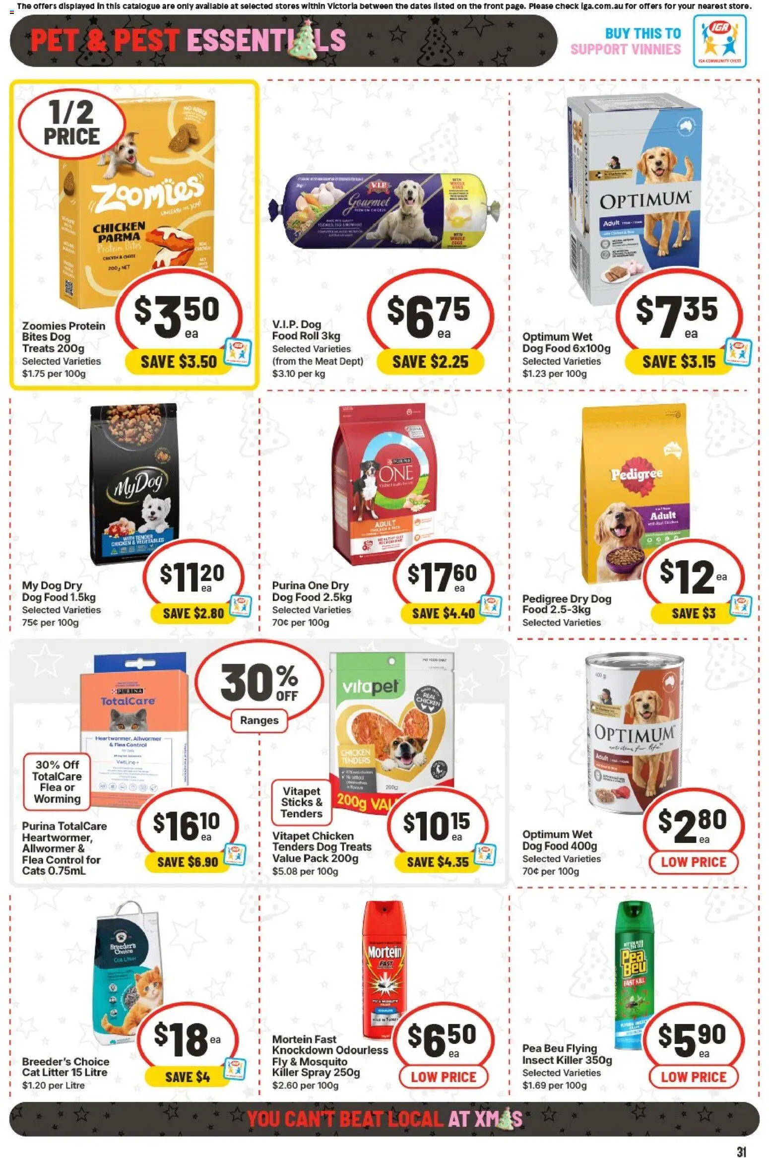 IGA catalogue - valid from 10.12.2025 | Page: 32 | Products: Oil, Chicken, Meat, Dog food