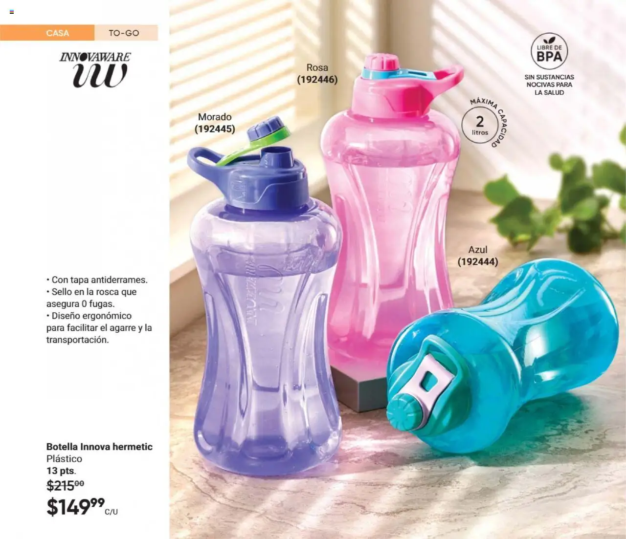 Nuevas ofertas de AVON válidas en toda la República Mexicana desde el 13.09.2025. ¡Encuentra las mejores ofertas en AVON - Casa & Estilo 14 2025! | Página: 58 | Productos: Botella