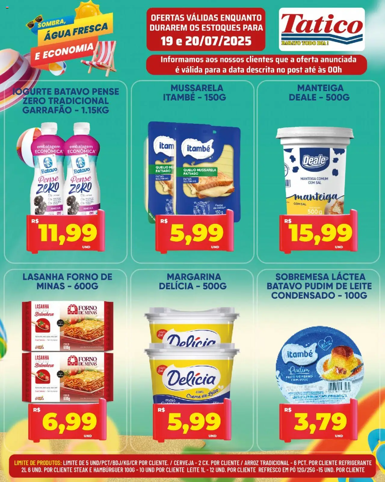 Tatico Folheto - válido de 19.07.2025 | Página: 10 | Produtos: Pó, Refresco, Iogurte, Creme de leite