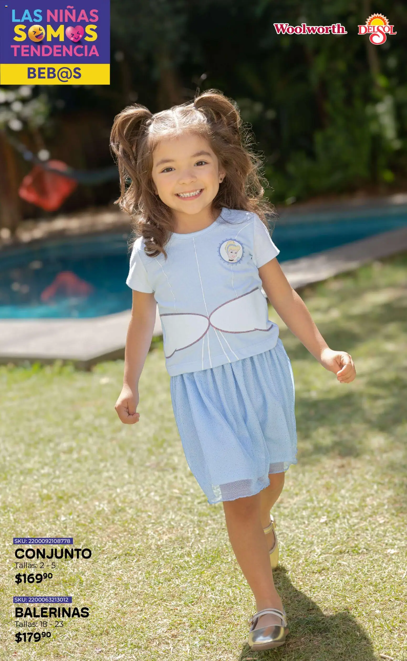 Nuevas ofertas de Del Sol y Woolworth válidas en toda la República Mexicana desde el 16.04.2026. ¡Encuentra las mejores ofertas en Del Sol y Woolworth katalog Moda Niños 2026! | Página: 12 | Productos: Conjunto