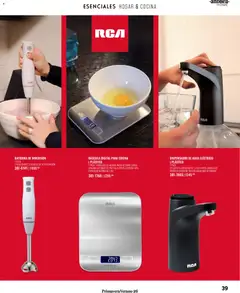 Vista previa de Andrea catálogo Tu hogar esta primavera, nuevo folleto de la tienda, válido en México a partir del 25.01.2026 | Página: 39 | Productos: Agua, Báscula digital, Cocina, Batidora