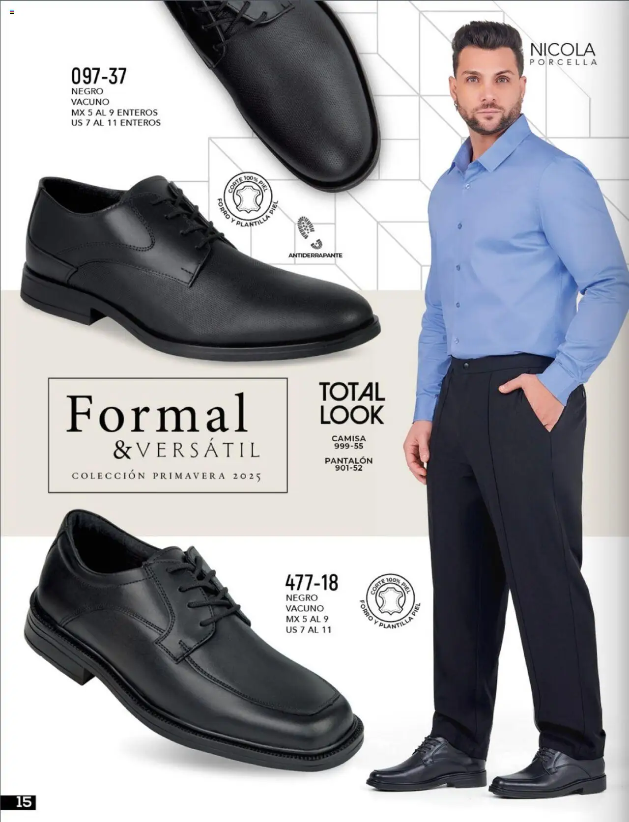Nuevas ofertas de Cklass válidas en toda la República Mexicana desde el 06.01.2025. ¡Encuentra las mejores ofertas en Cklass catálogo Calzado Caballero! | Página: 9 | Productos: Camisa