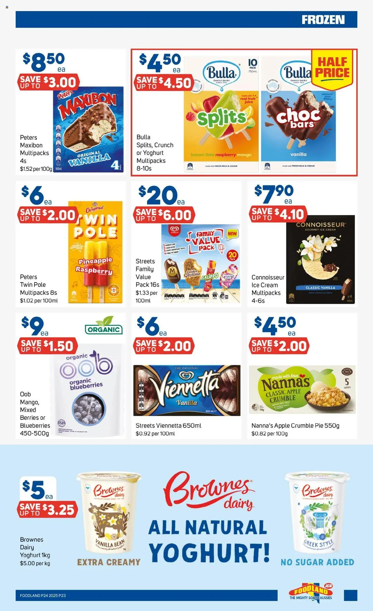Foodland catalogue - valid from 11.06.2025 | Page: 23 | Products: Juice, Pineapple, Cream, Ice cream