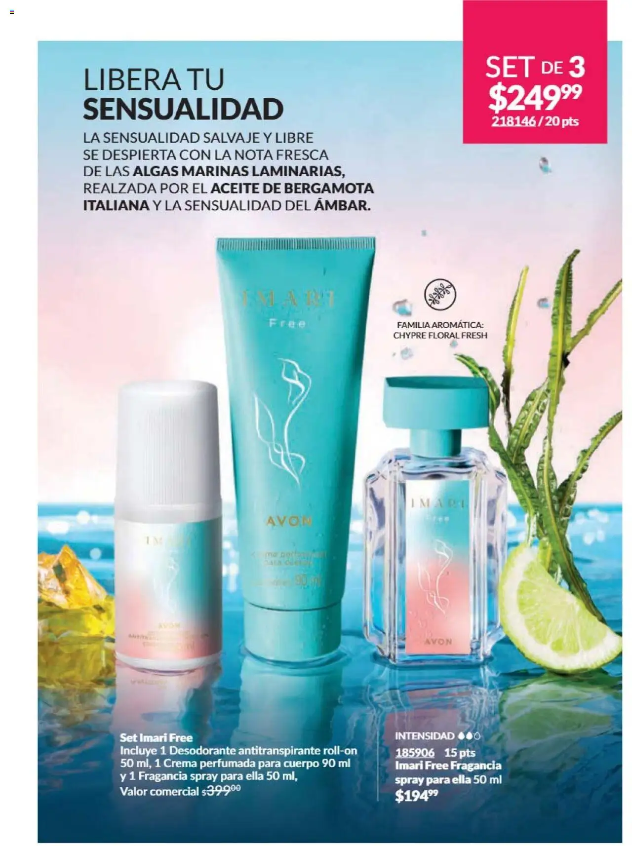 Nuevas ofertas de AVON válidas en toda la República Mexicana desde el 09.10.2025. ¡Encuentra las mejores ofertas en AVON - Campaña 16 2025! | Página: 103 | Productos: Desodorante, Antitranspirante, Aceite, Fragancia