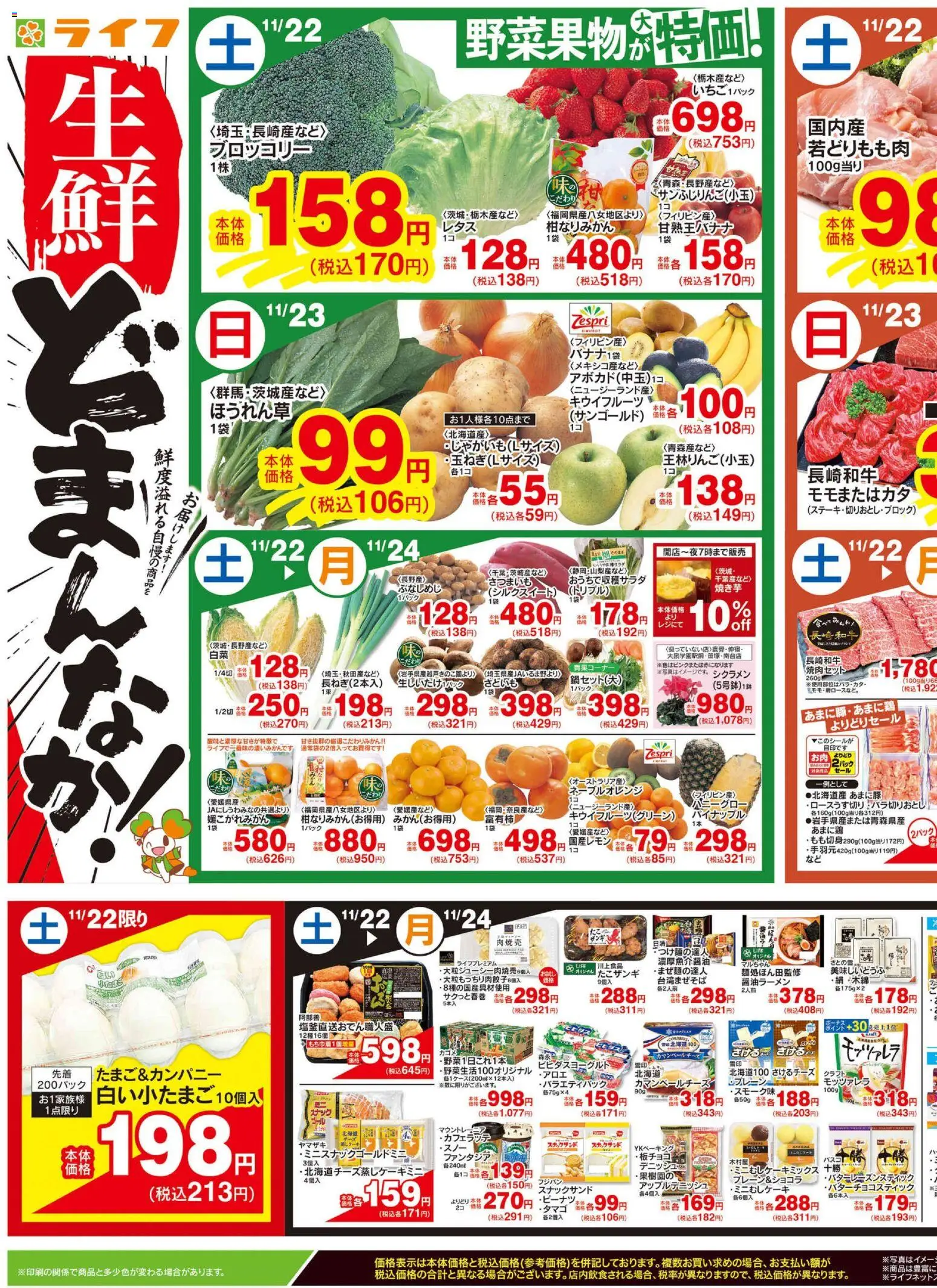 {H1} | ページ: 1 | 製品: パイナップル, ブロッコリー, キウイフルーツ