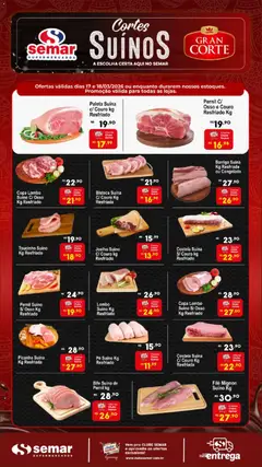 Semar Supermercado ofertas Suínos  - Pré-Visualização do folheto da loja Semar Supermercado, válido de 17.03.2026 | Página: 1