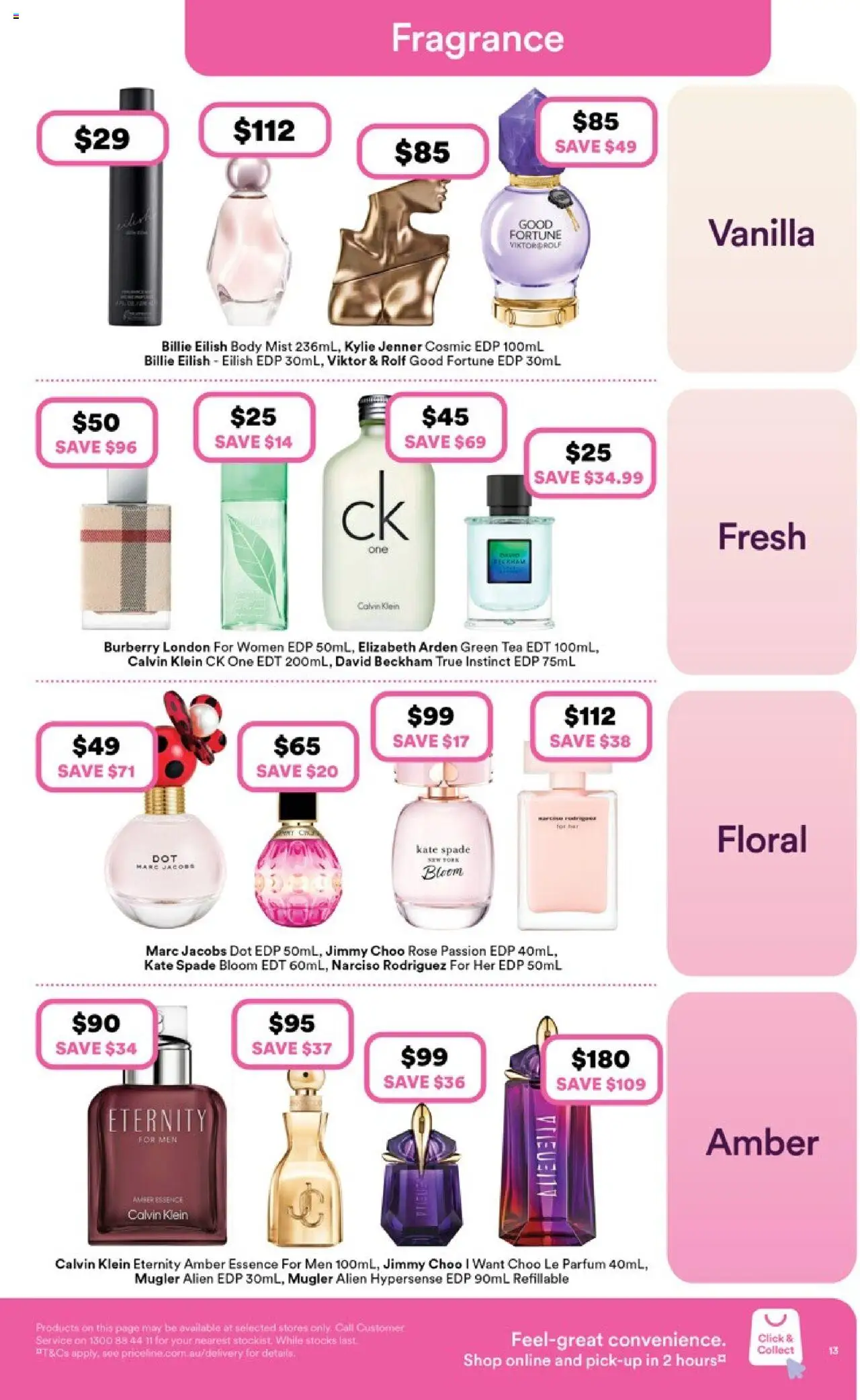 Priceline Pharmacy catalogue - valid from 11.09.2025 | Page: 13 | Products: Floral, Fragrance, Spade, Tea