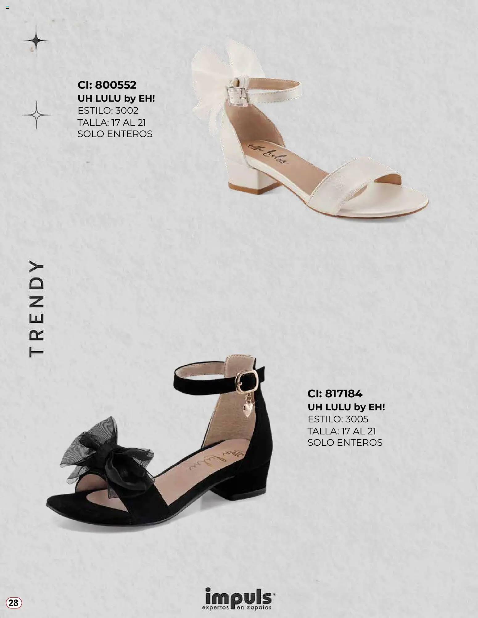 Nuevas ofertas de Impuls válidas en toda la República Mexicana desde el 04.11.2025. ¡Encuentra las mejores ofertas en Impuls catálogo Lo Más Trendy 2025! | Página: 28 | Productos: Zapatos