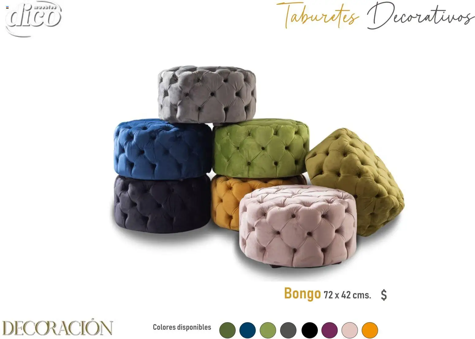 Nuevas ofertas de Muebles Dico válidas en toda la República Mexicana desde el 09.12.2025. ¡Encuentra las mejores ofertas en Muebles Dico catálogo Decoración! | Página: 40