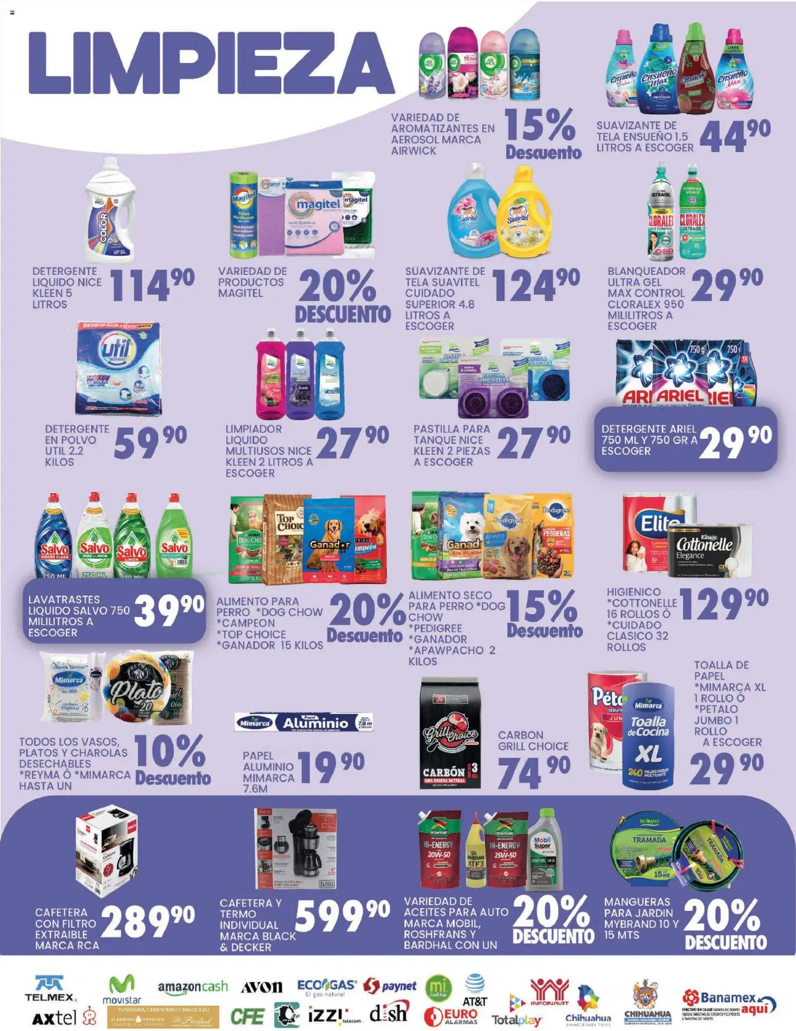 Nuevas ofertas de Alsuper válidas en toda la República Mexicana desde el 03.03.2026. ¡Encuentra las mejores ofertas en Alsuper folleto Chihuahua-Ciudad! | Página: 5 | Productos: Detergente, Limpiador, Cocina, Cafetera