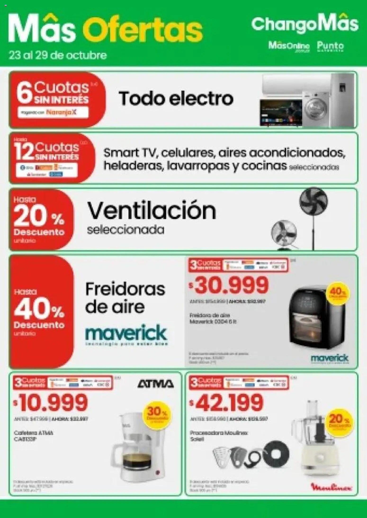Changomas ofertas │ válido desde el 23.10.2025 | Página: 12 | Productos: Lavarropas