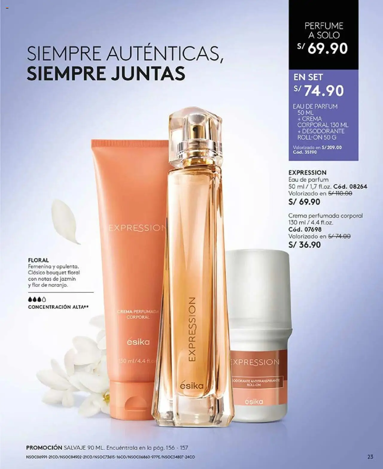 Catálogo Ésika válido desde 29.07.2025 | Página: 23 | Productos: Desodorante, Antitranspirante, Crema, Perfume