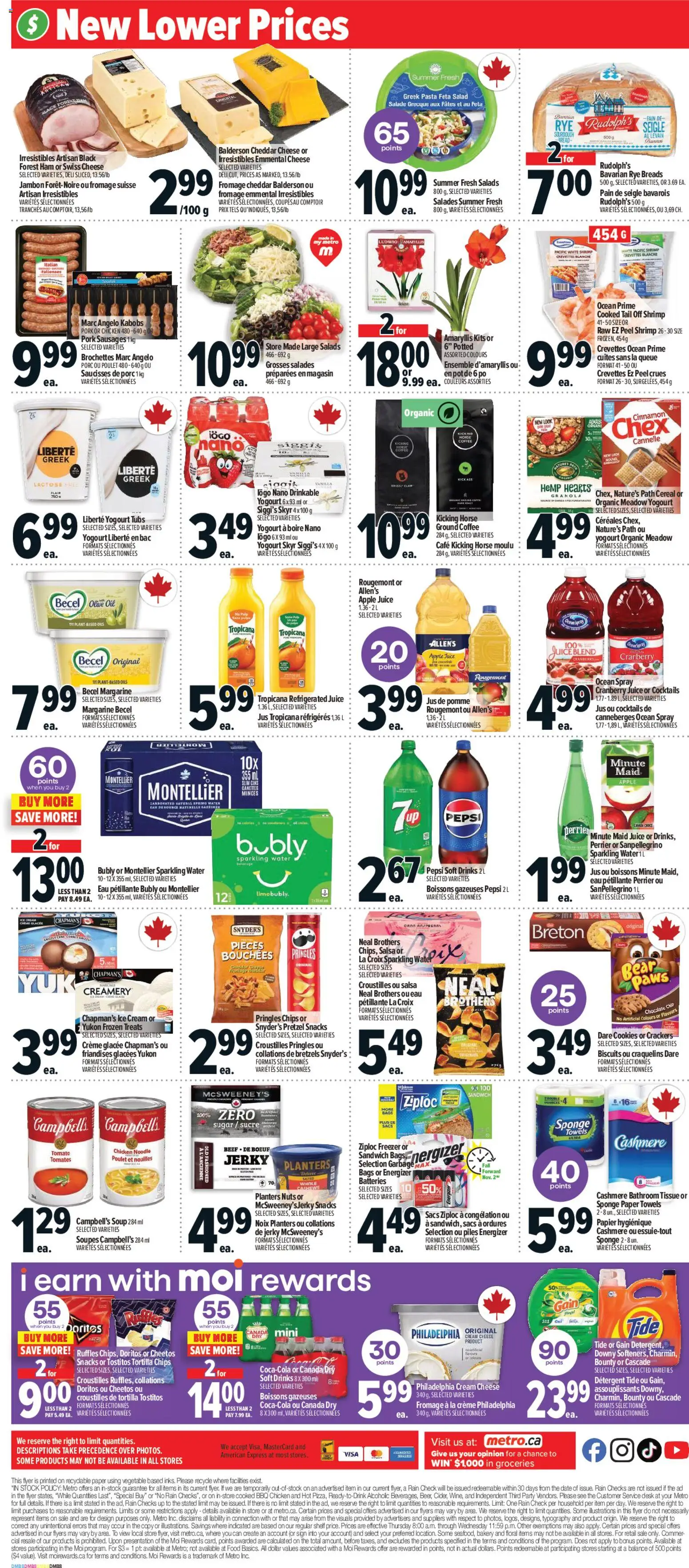 Metro flyer valid from 30.10.2025 | Page: 4 | Products: Chips, Detergent, Oil, Coffee