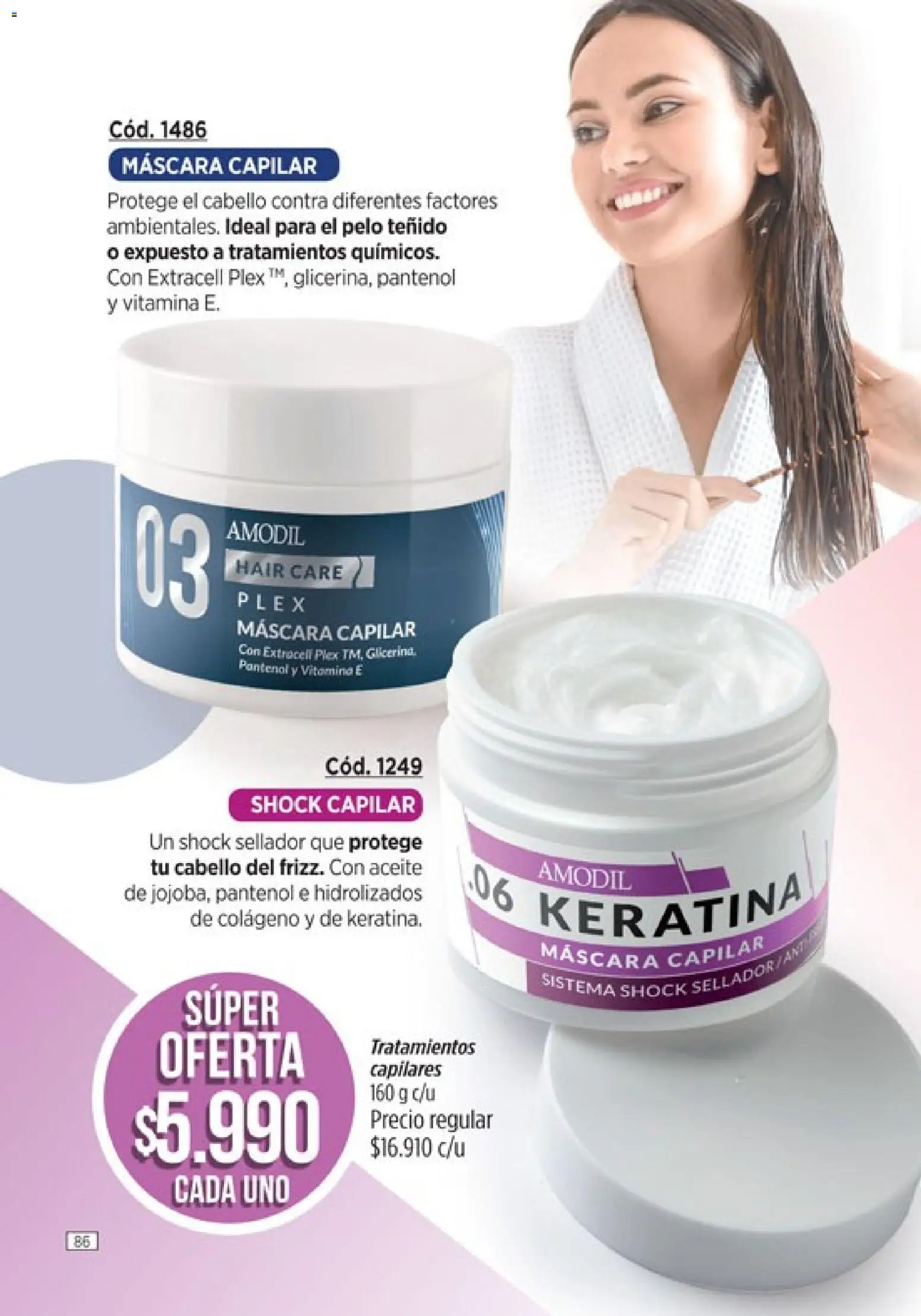 Amodil - Campaña 8 │ válido desde el 08.04.2026 | Página: 86 | Productos: Aceite, Máscara