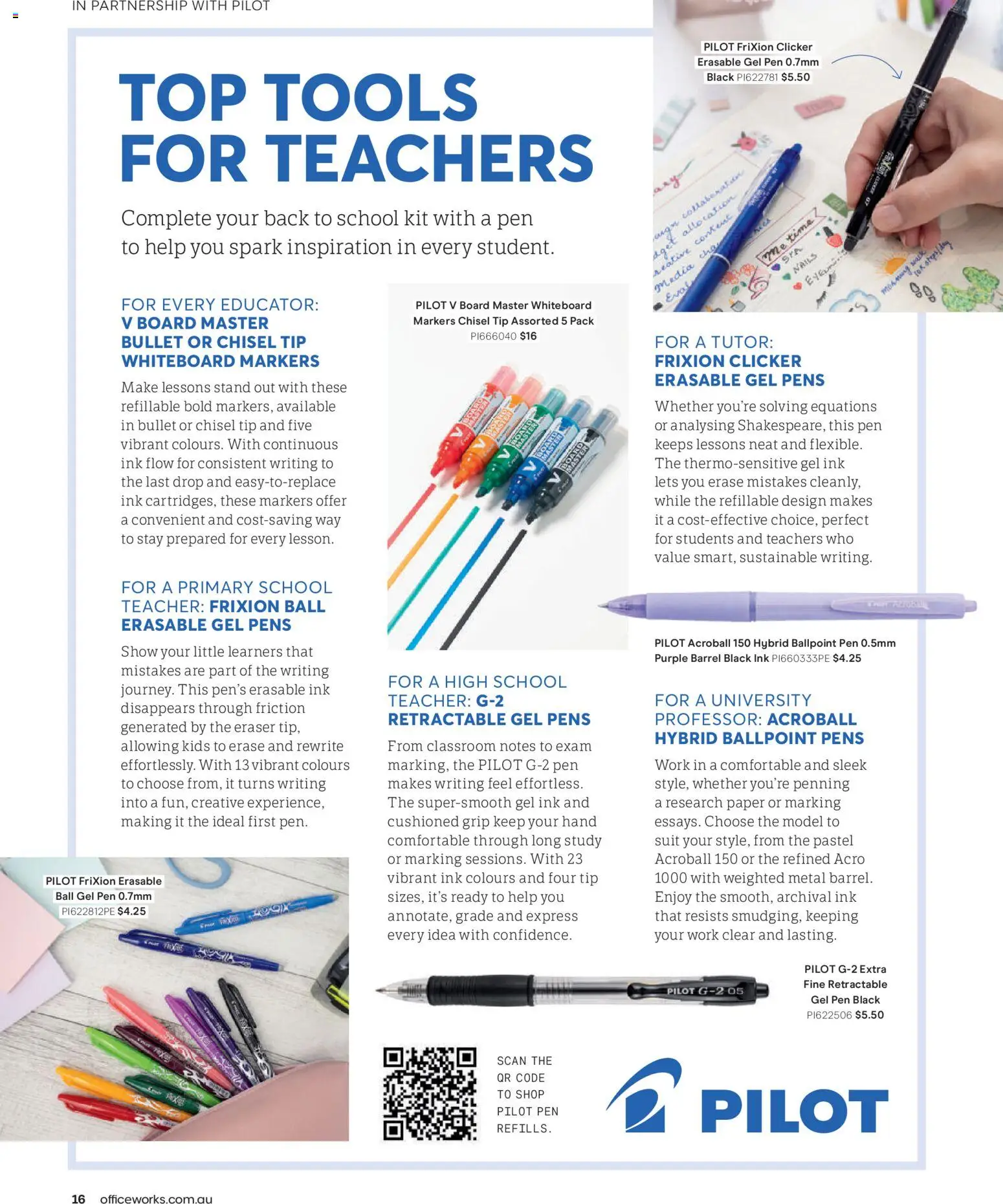 Officeworks catalogue - valid from 01.01.2026 | Page: 16 | Products: Sustainable, Suit, Tools