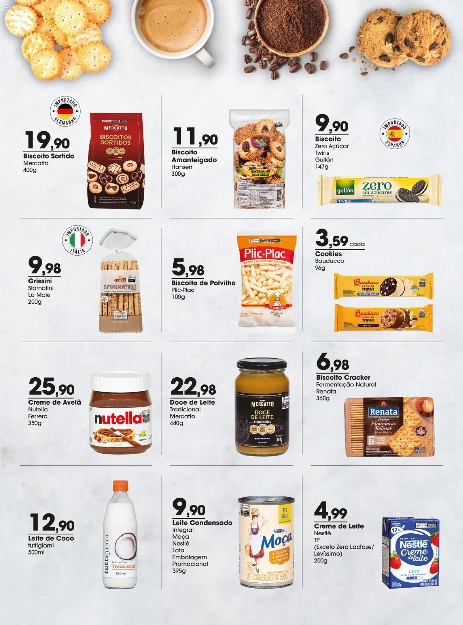 Zaffari Folheto - válido de 03.03.2026 | Página: 6 | Produtos: Chocolate, Açúcar, Cookies, Leite condensado