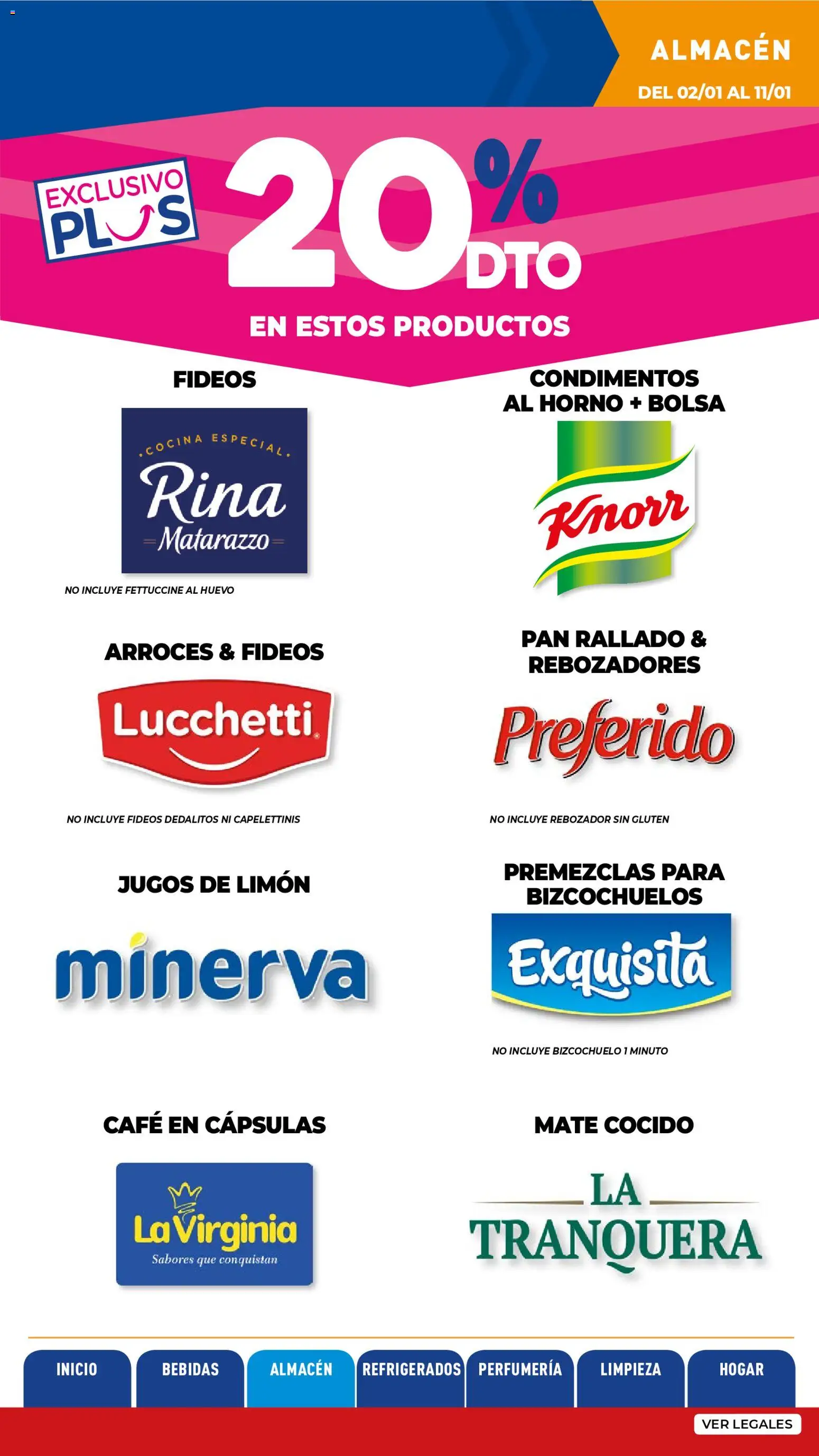 La Anonima catálogo │ válido desde el 02.01.2026 | Página: 16 | Productos: Cocina, Pan, Fideos, Mate cocido