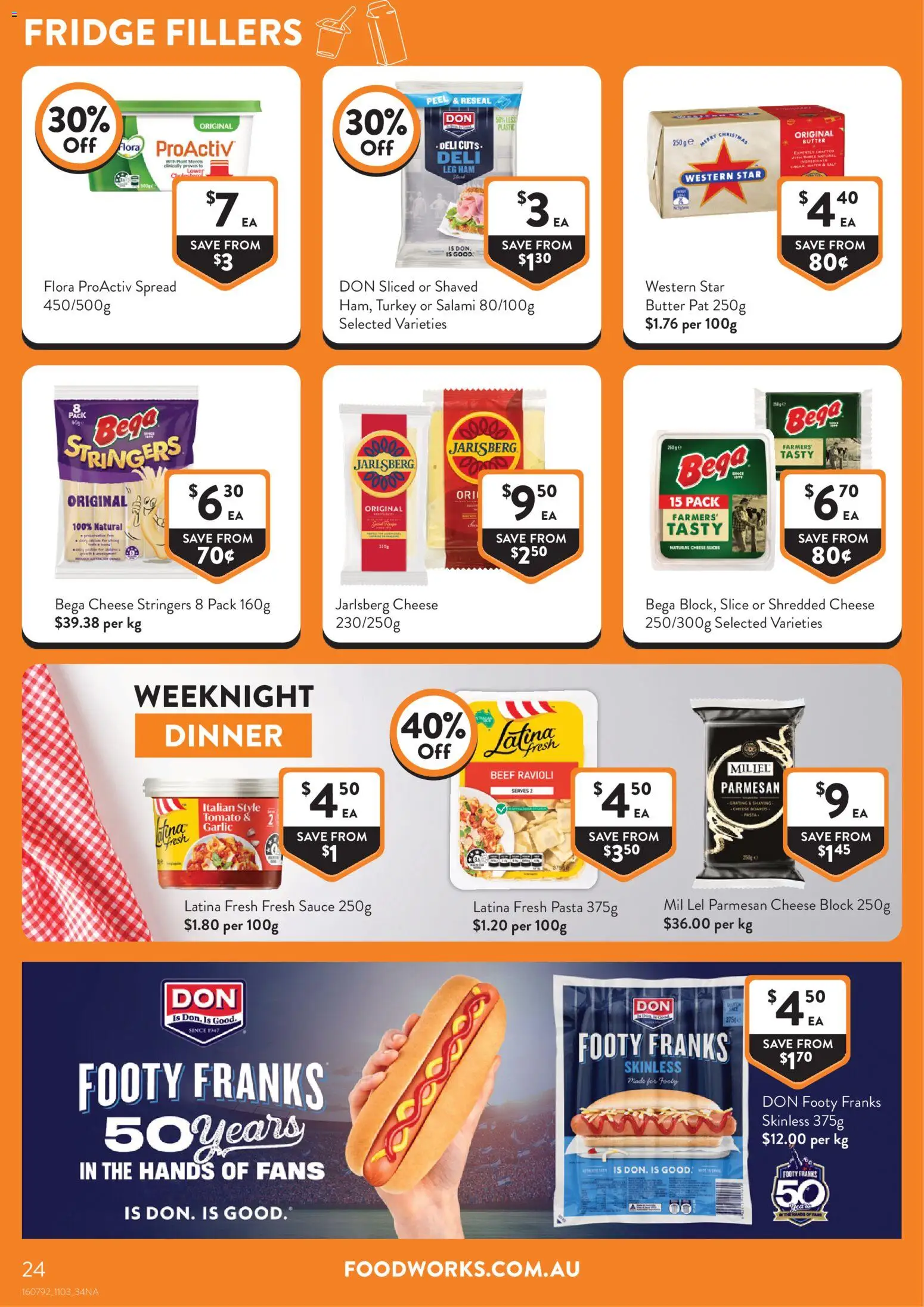 Foodworks catalogue - valid from 11.03.2026 | Page: 24 | Products: Cheese, Peel, Sauce, Turkey