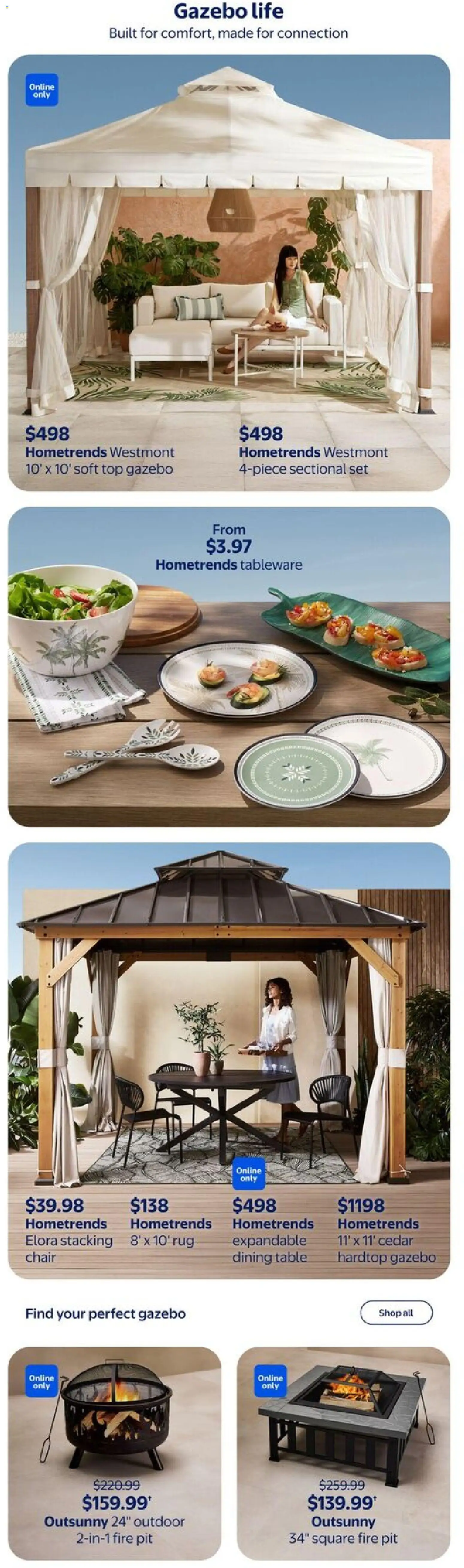 Walmart flyer valid from 26.02.2026 | Page: 8 | Products: Table, Chair