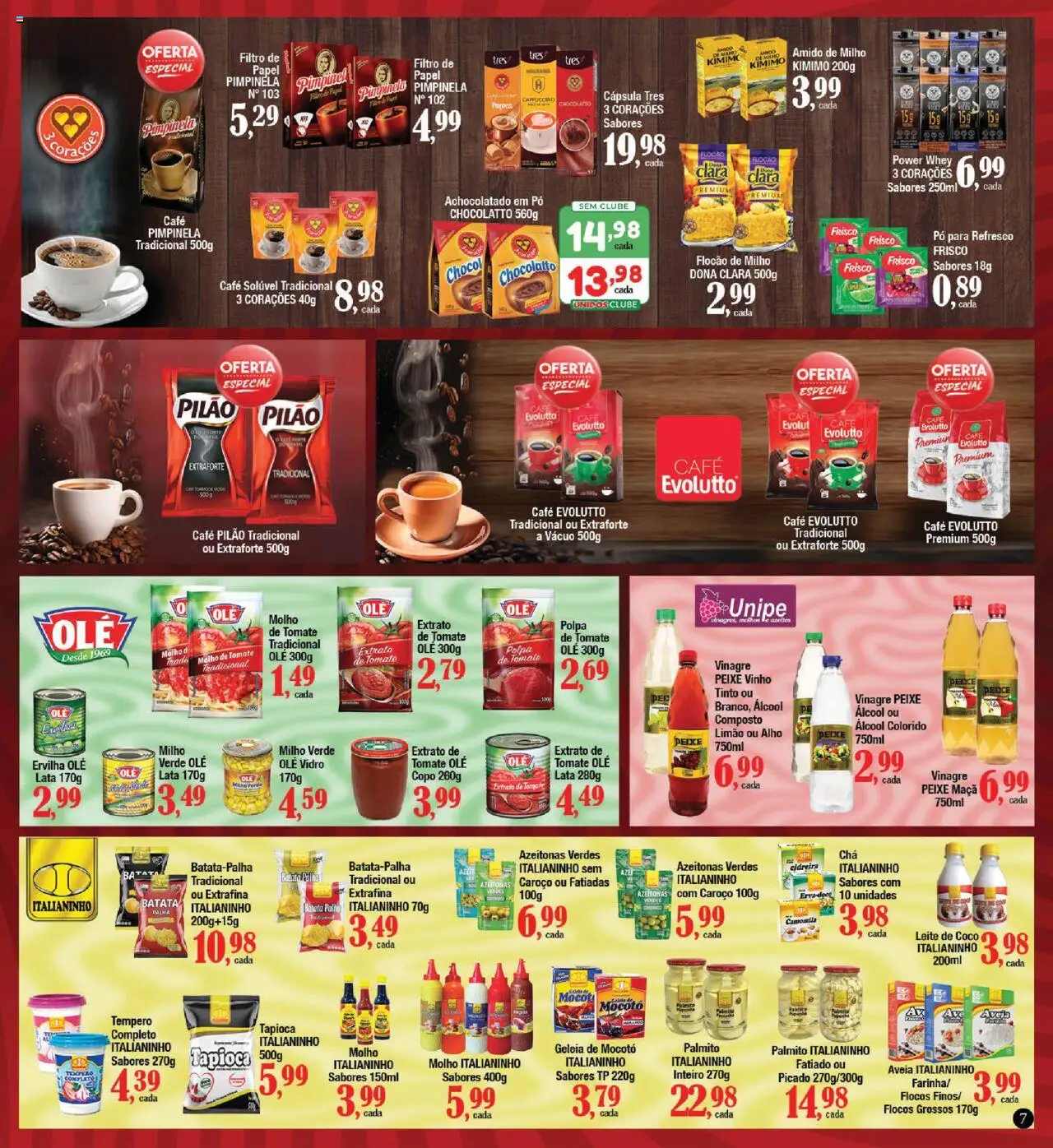 Supermercados Unidos Folheto - válido de 15.09.2025 | Página: 7 | Produtos: Café, Batata palha, Batata, Café solúvel
