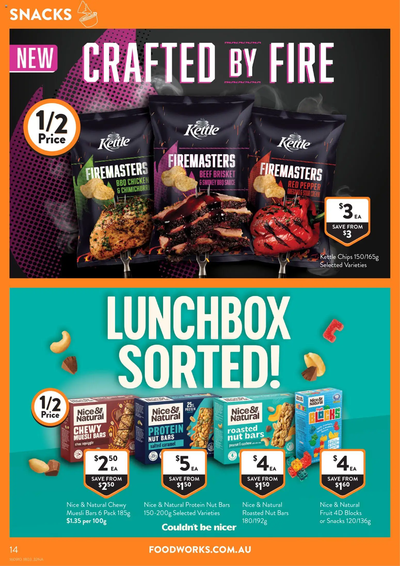 Foodworks catalogue - valid from 18.03.2026 | Page: 14 | Products: Sour cream, Chips, Cream, Sauce